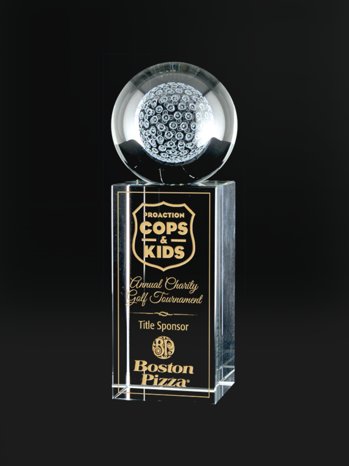 3D Laser Rise & Shine Crystal Award - The Engraving Shoppe