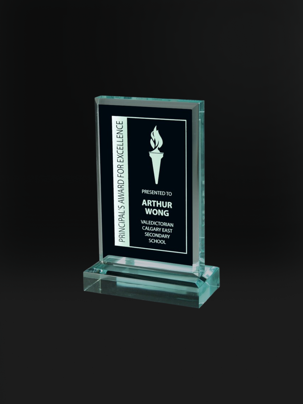 Jade Acclaim Award Rectangle