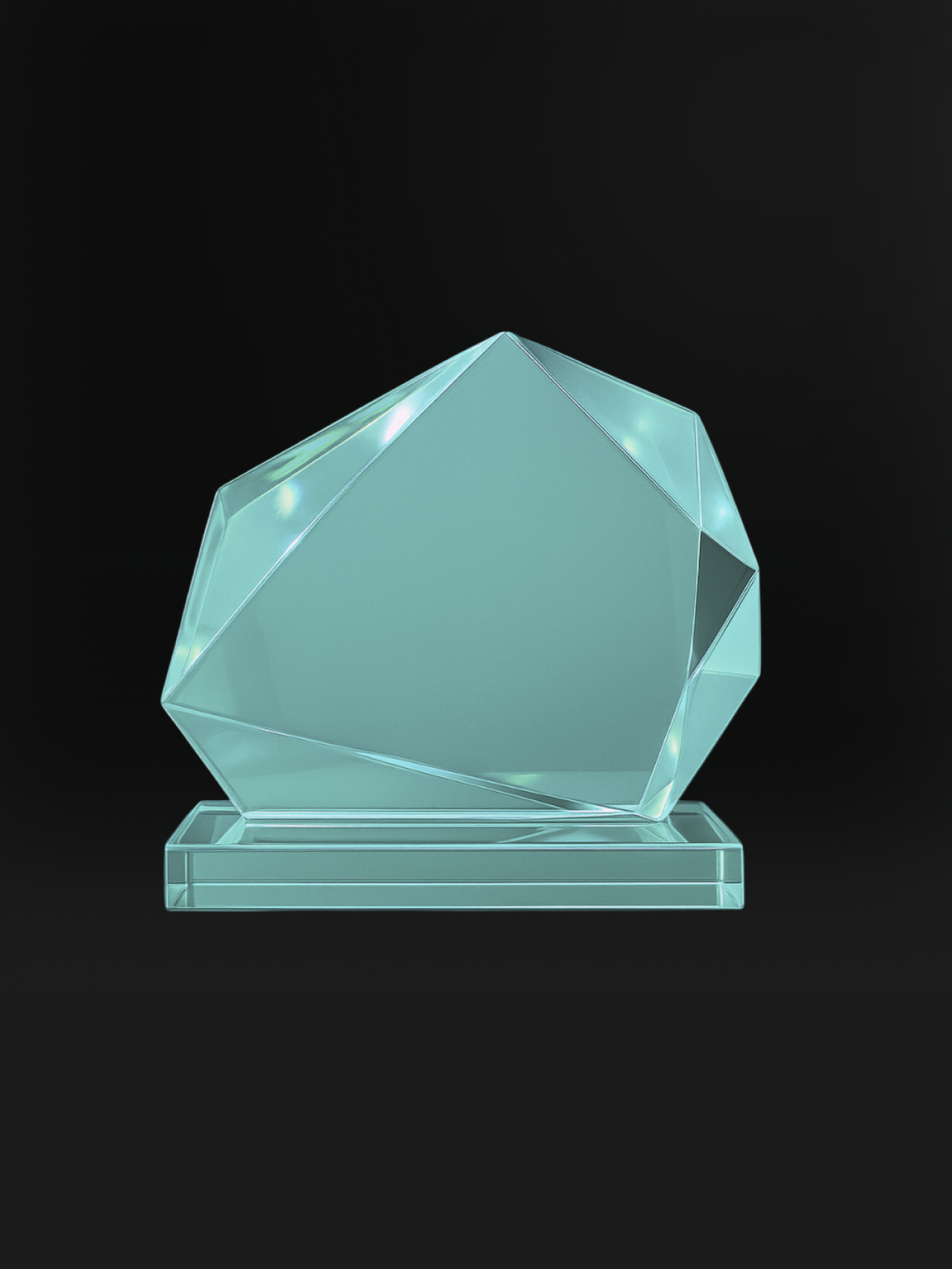 Jade Pinnacle Acrylic Award