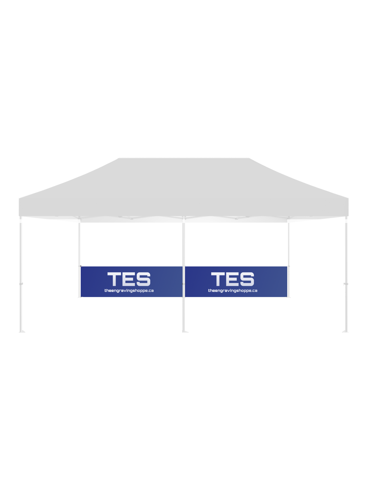 Zoom™ 20ft Tent - Half Wall Only – TES: The Engraving Shoppe