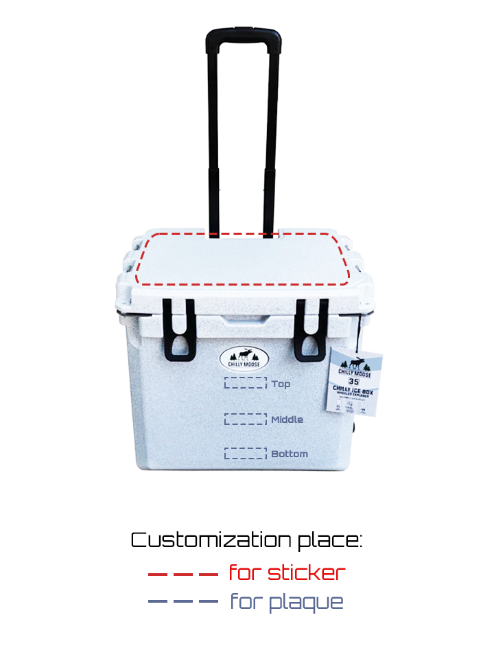 Chilly Moose 35L Ice Box with Wheels