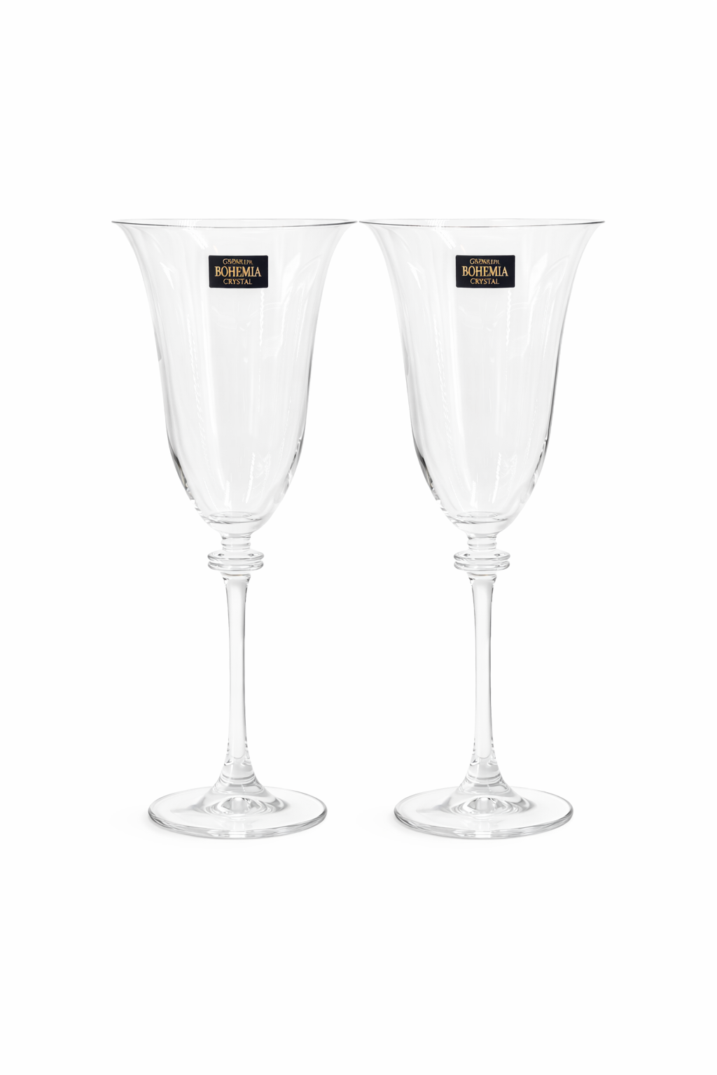 Bohemia Crystal Champagne Glasses (Set of 2)
