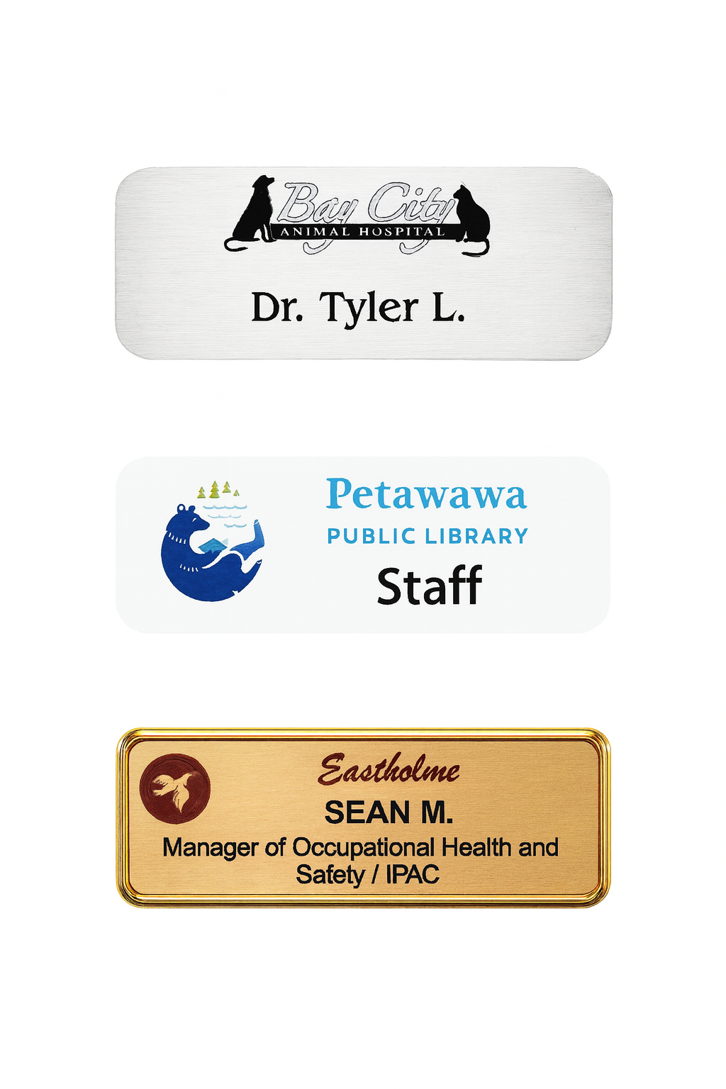 Metal Sublimated Name Tags