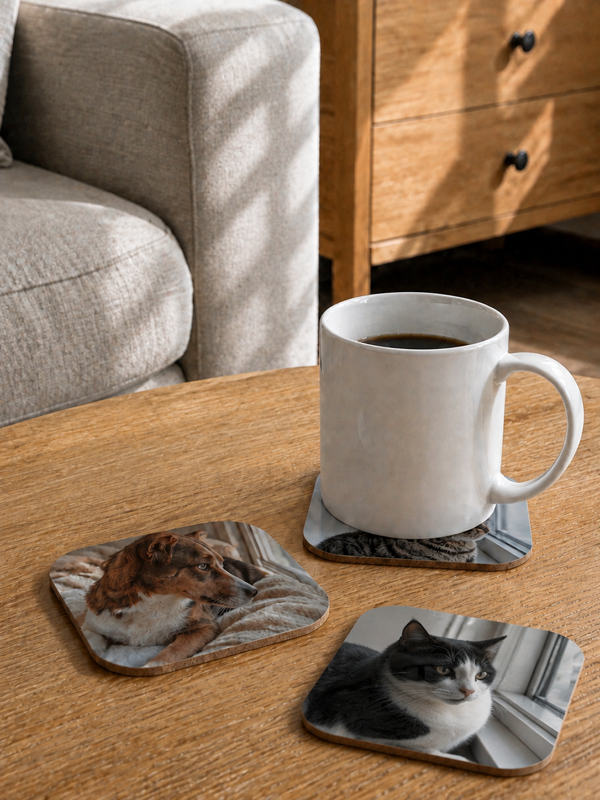 Sublimated Mug Coasters