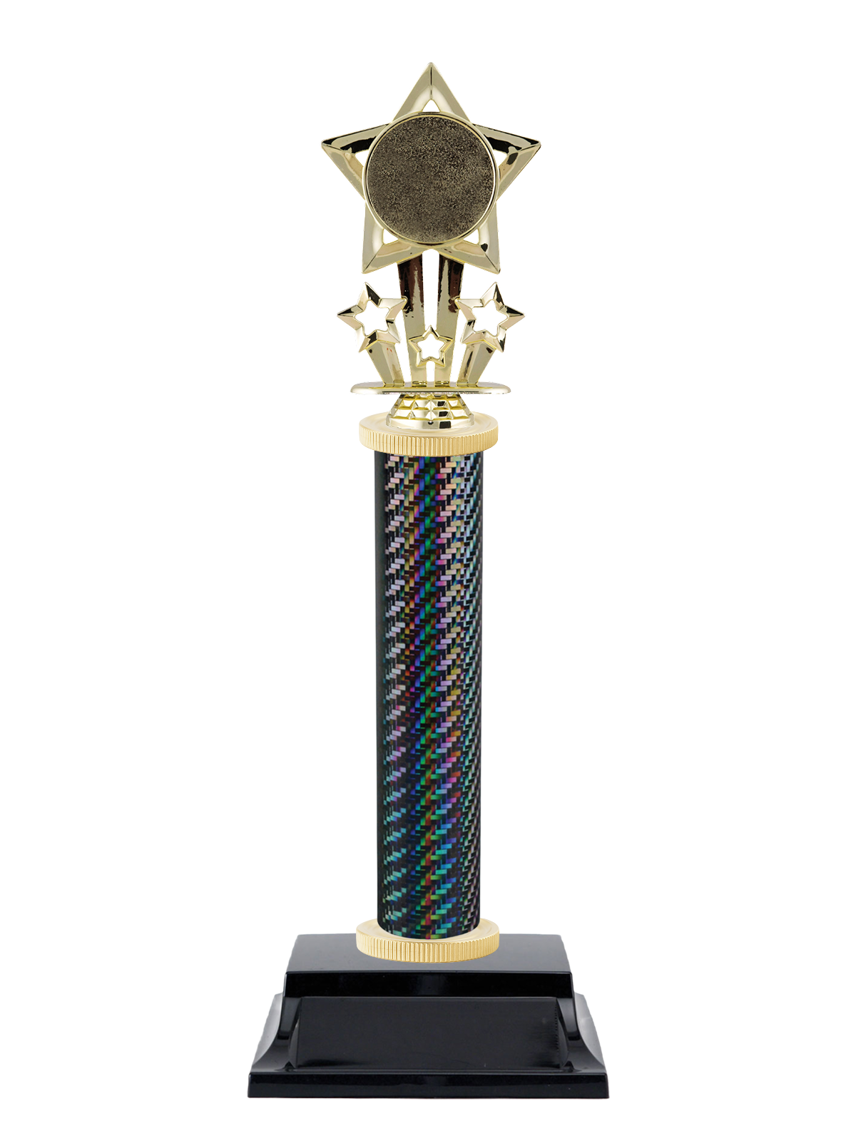 Single Column Assembled Trophy (with Custom Disc)