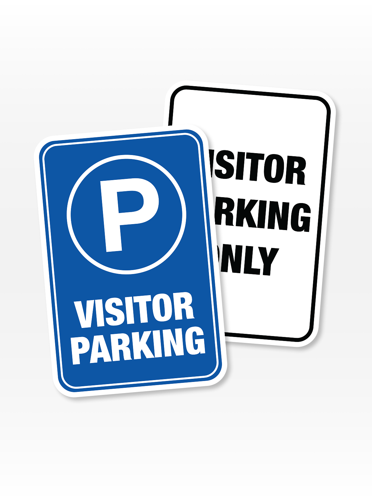"Visitor Parking" Aluminum Signs