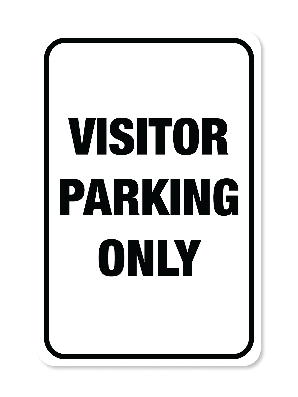 "Visitor Parking" Aluminum Signs