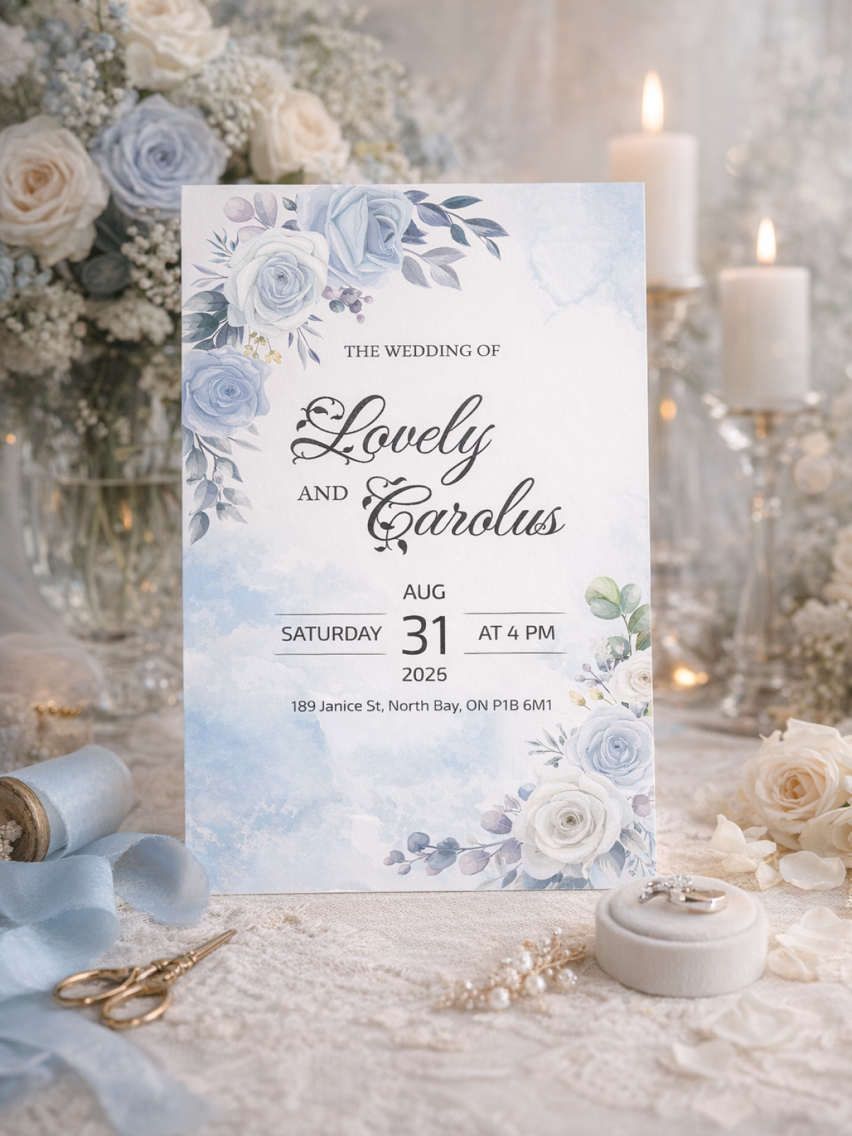Wedding Invitations - Sky