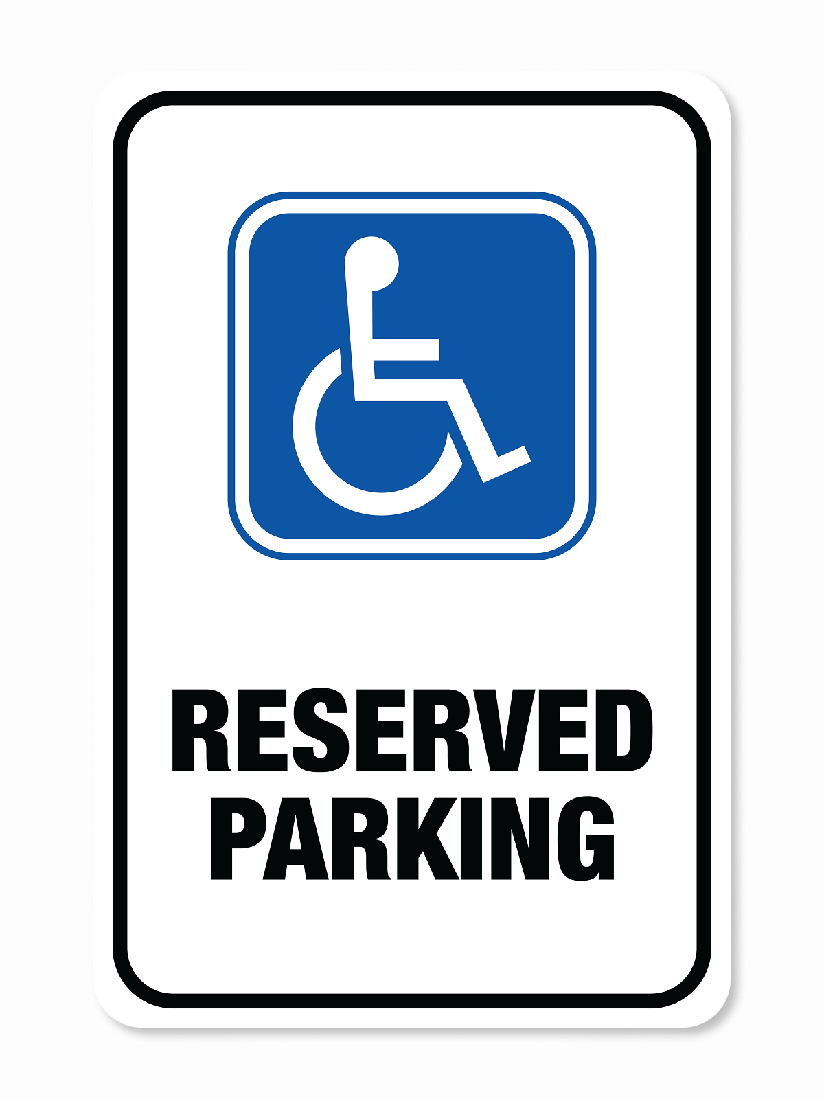 "Accessible Parking" Aluminum Signs