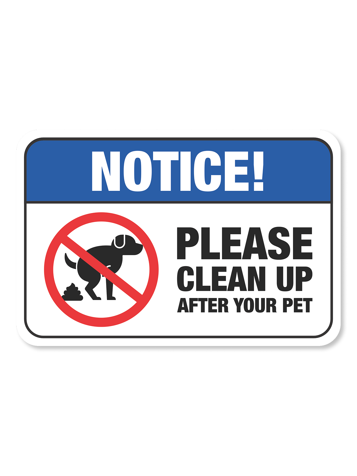 "Pet Waste" Aluminum Signs