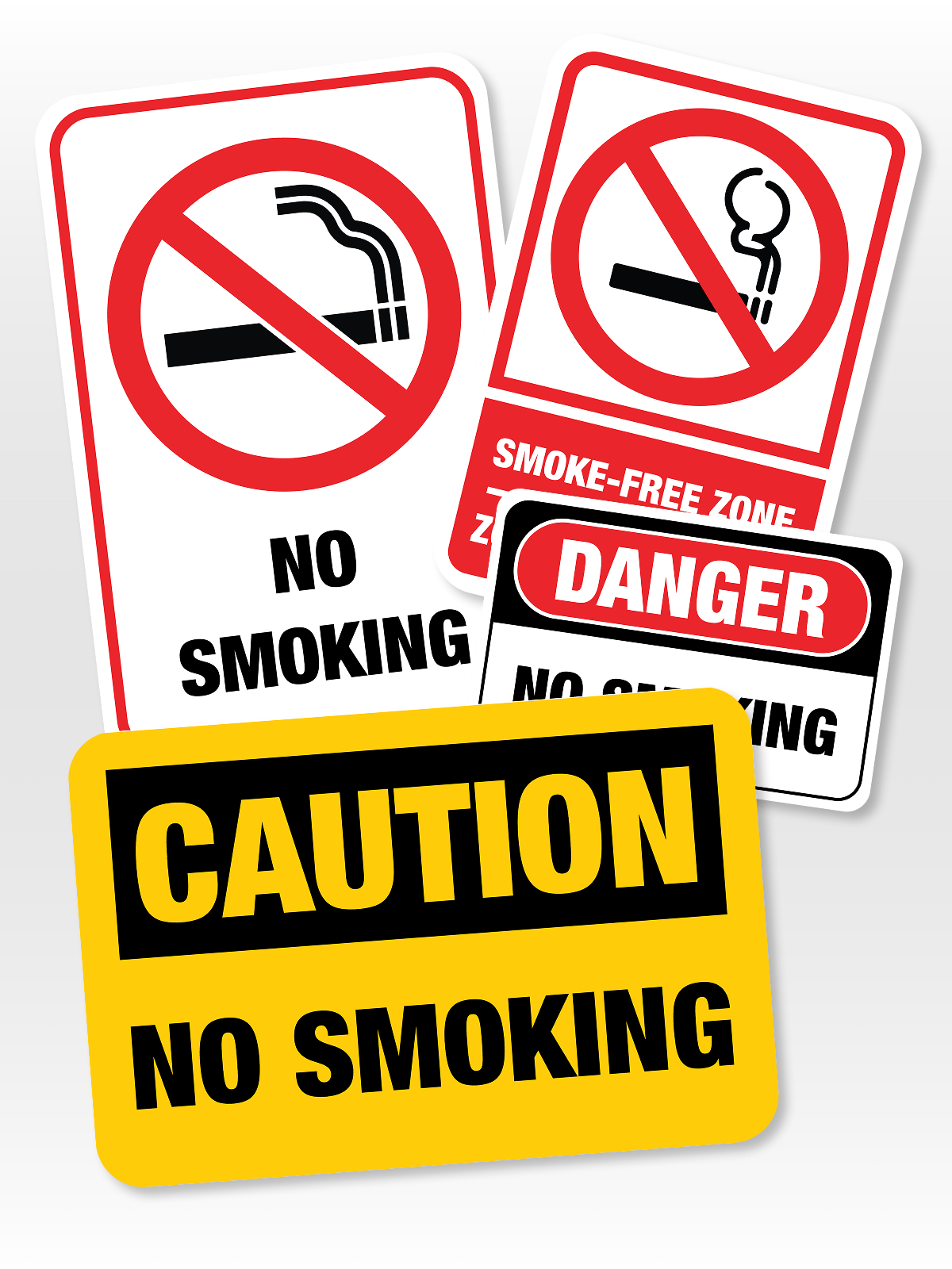 "No Smoking" Aluminum Signs