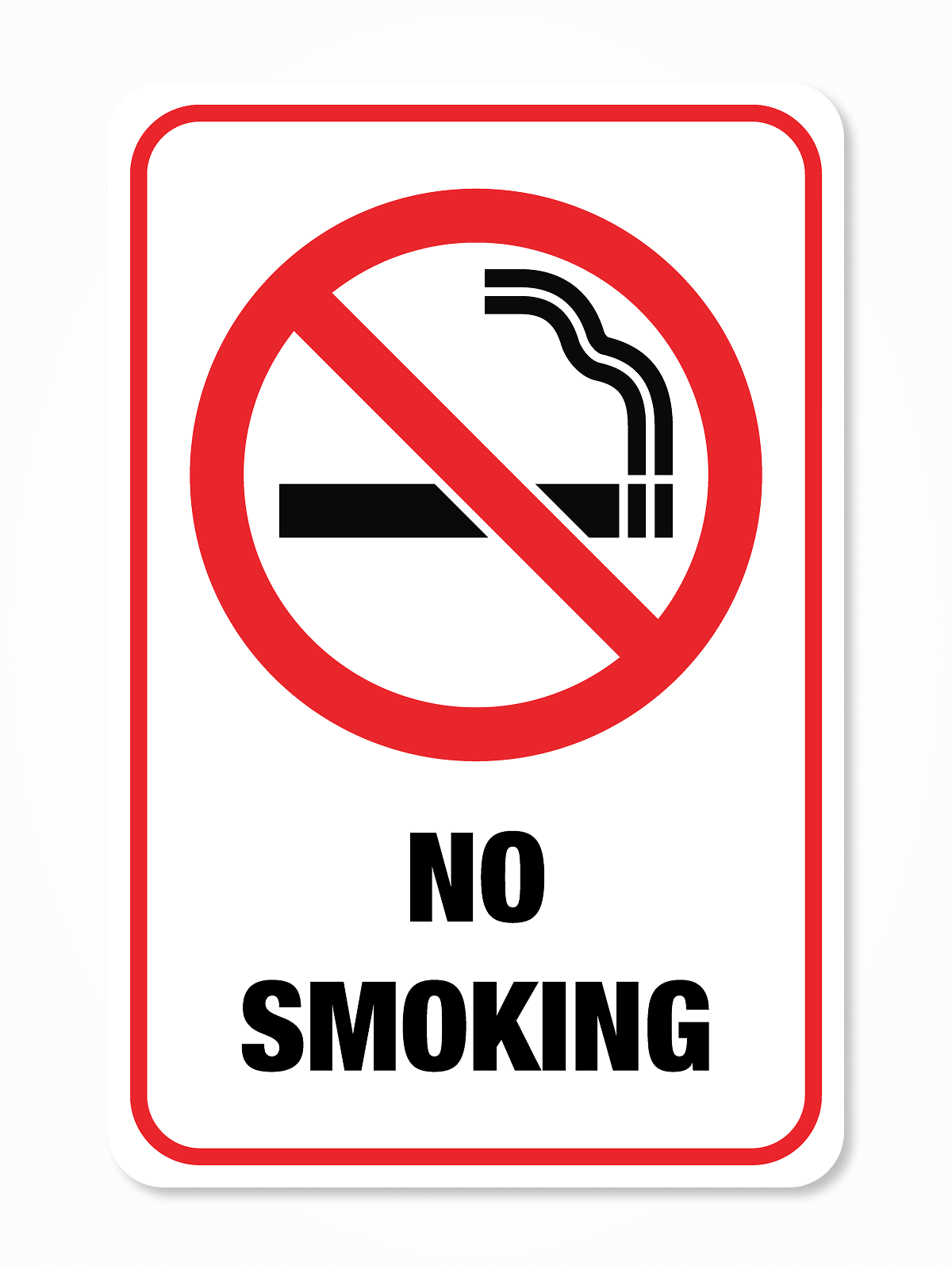 "No Smoking" Aluminum Signs