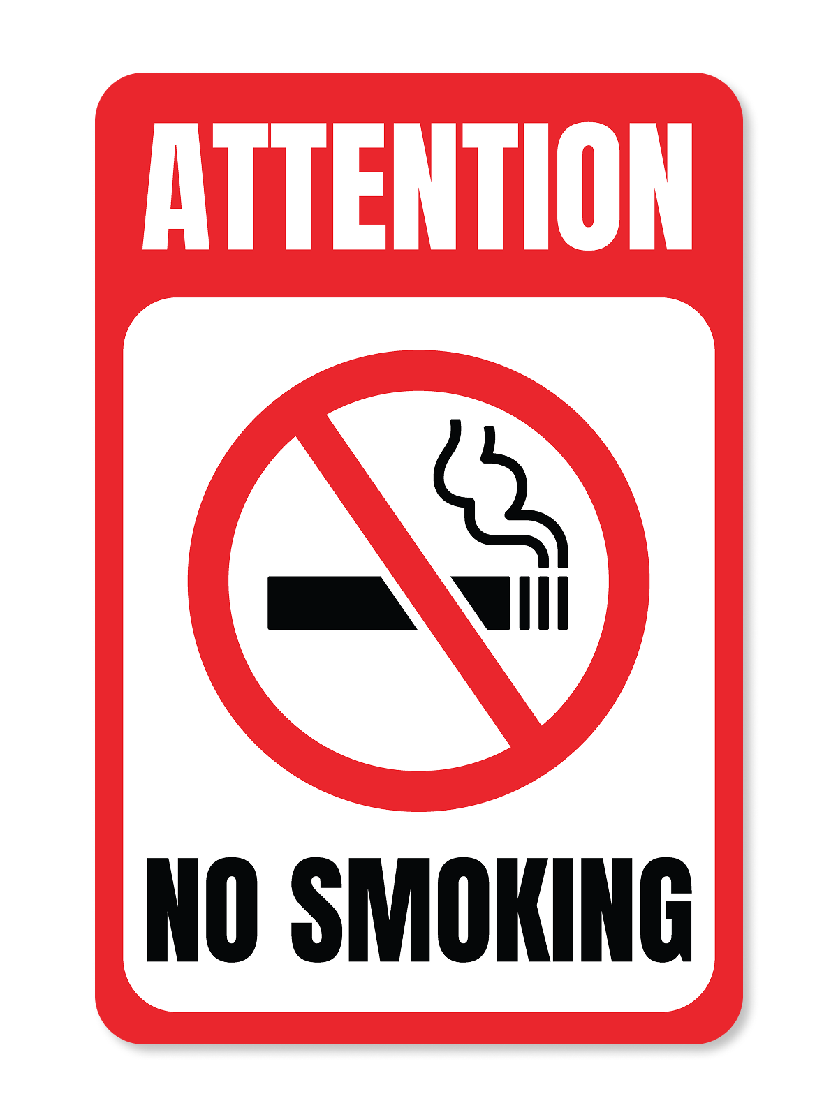 "No Smoking" Aluminum Signs