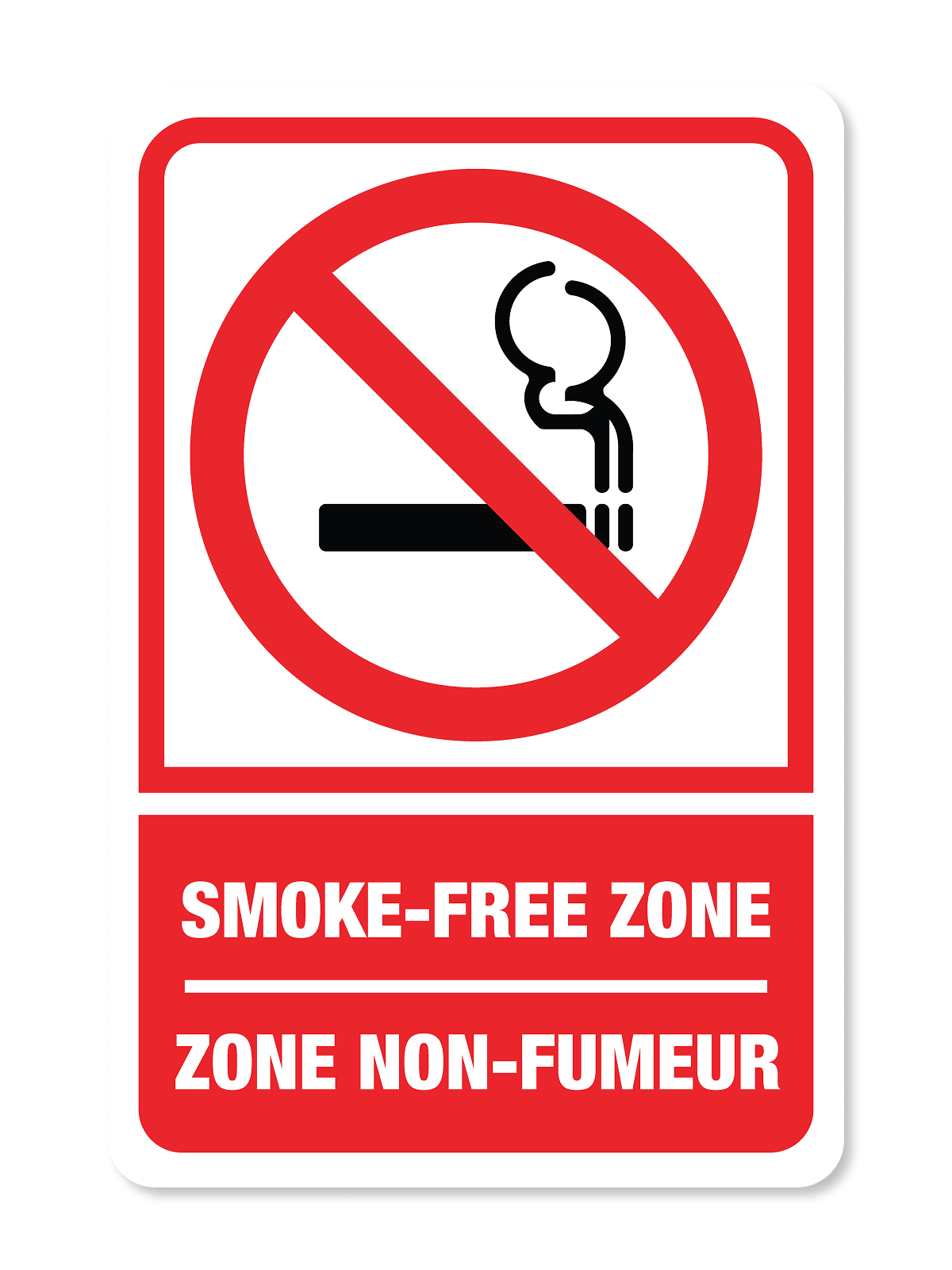"No Smoking" Aluminum Signs