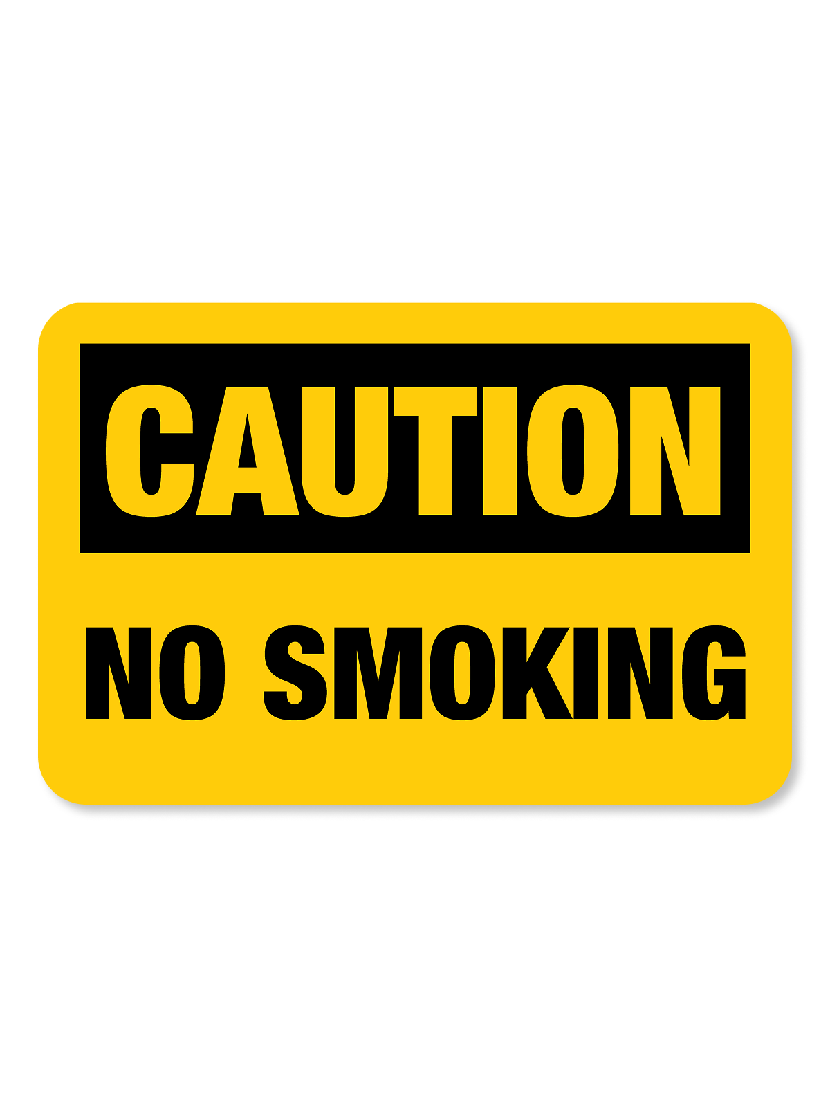 "No Smoking" Aluminum Signs