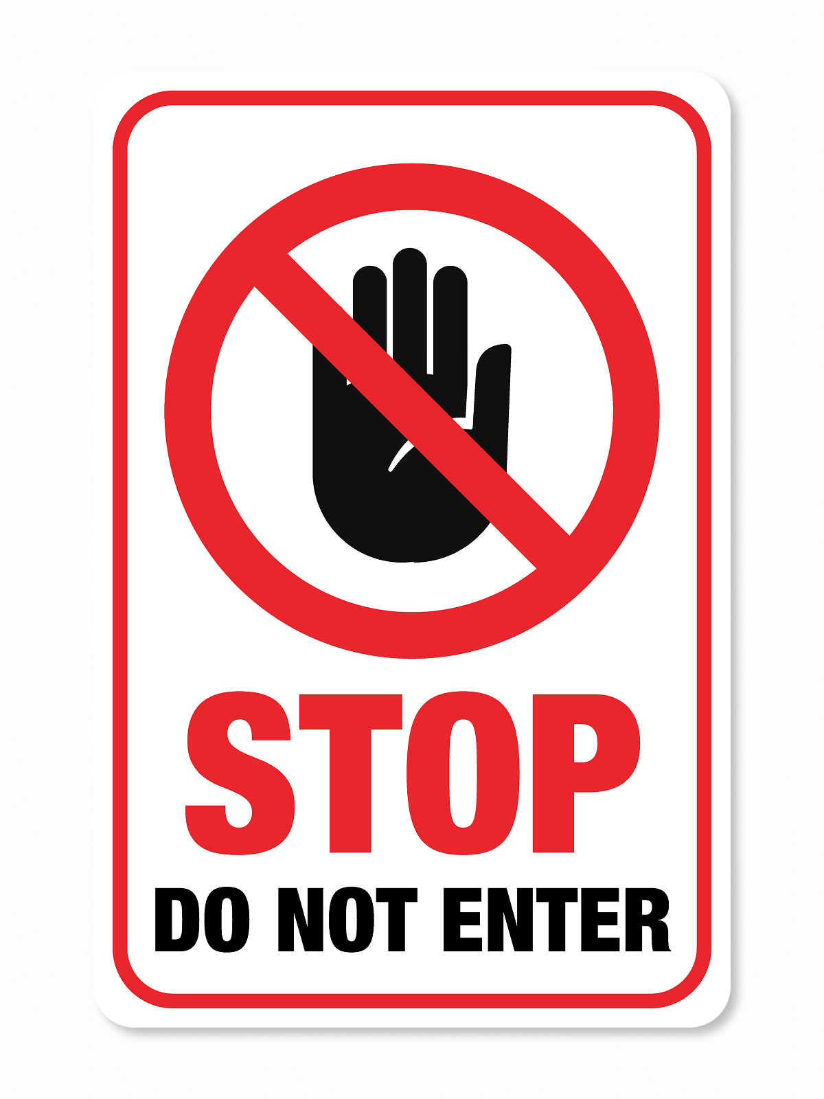 "DO NOT ENTER" Aluminum Signs