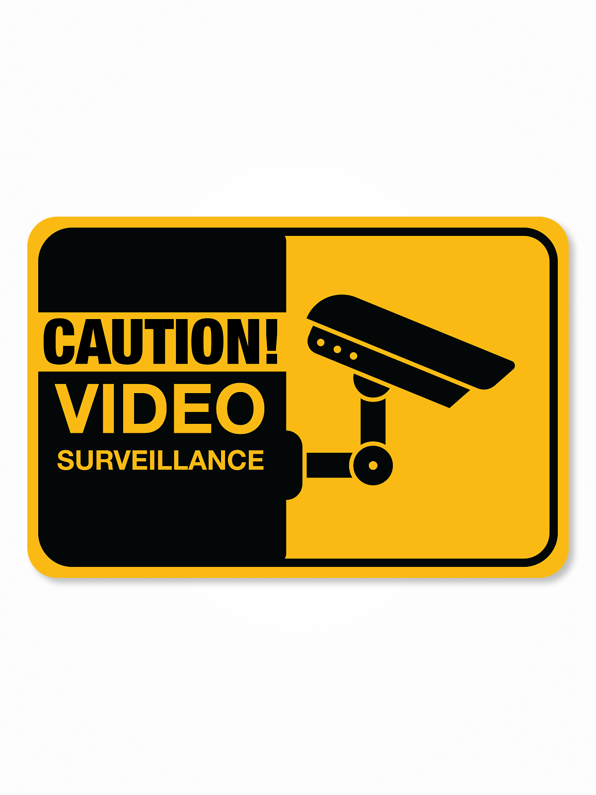 "Security Cameras" Aluminum Signs
