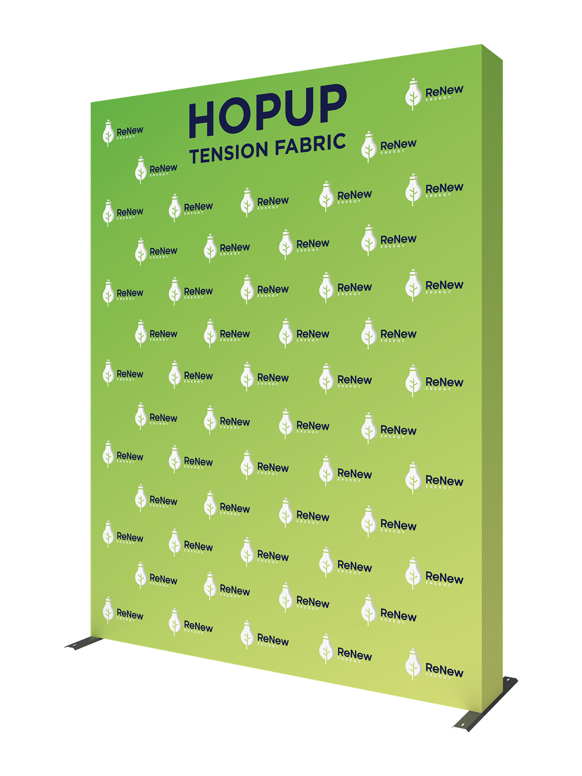 Hopup™ Straight Full Height Tension Fabric Display - 7.5 ft
