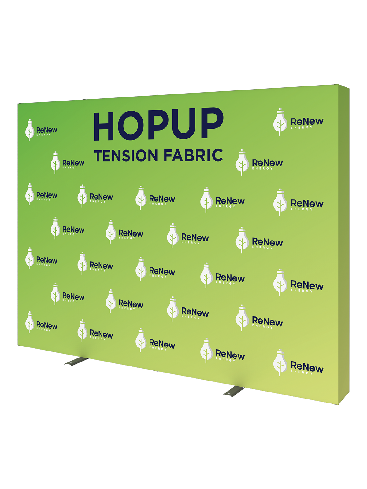 Hopup™ Straight Full Height Tension Fabric Display - 10 ft