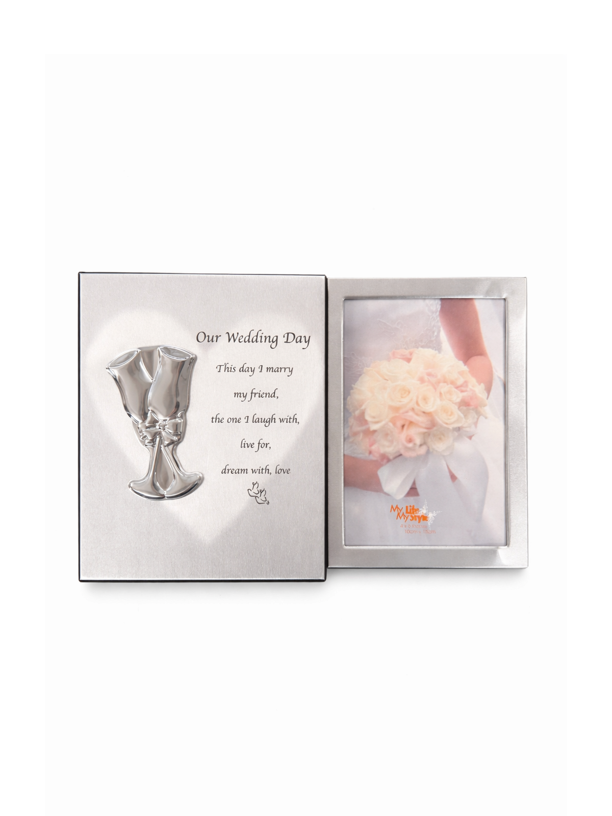 Wedding Photo Album with Integrated Frame