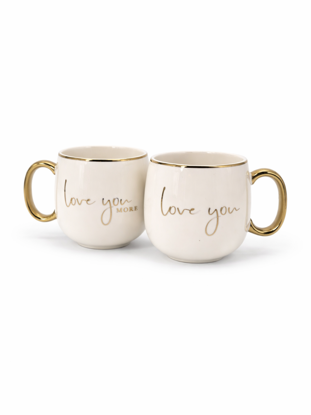 Love You & Love You More Mug Set