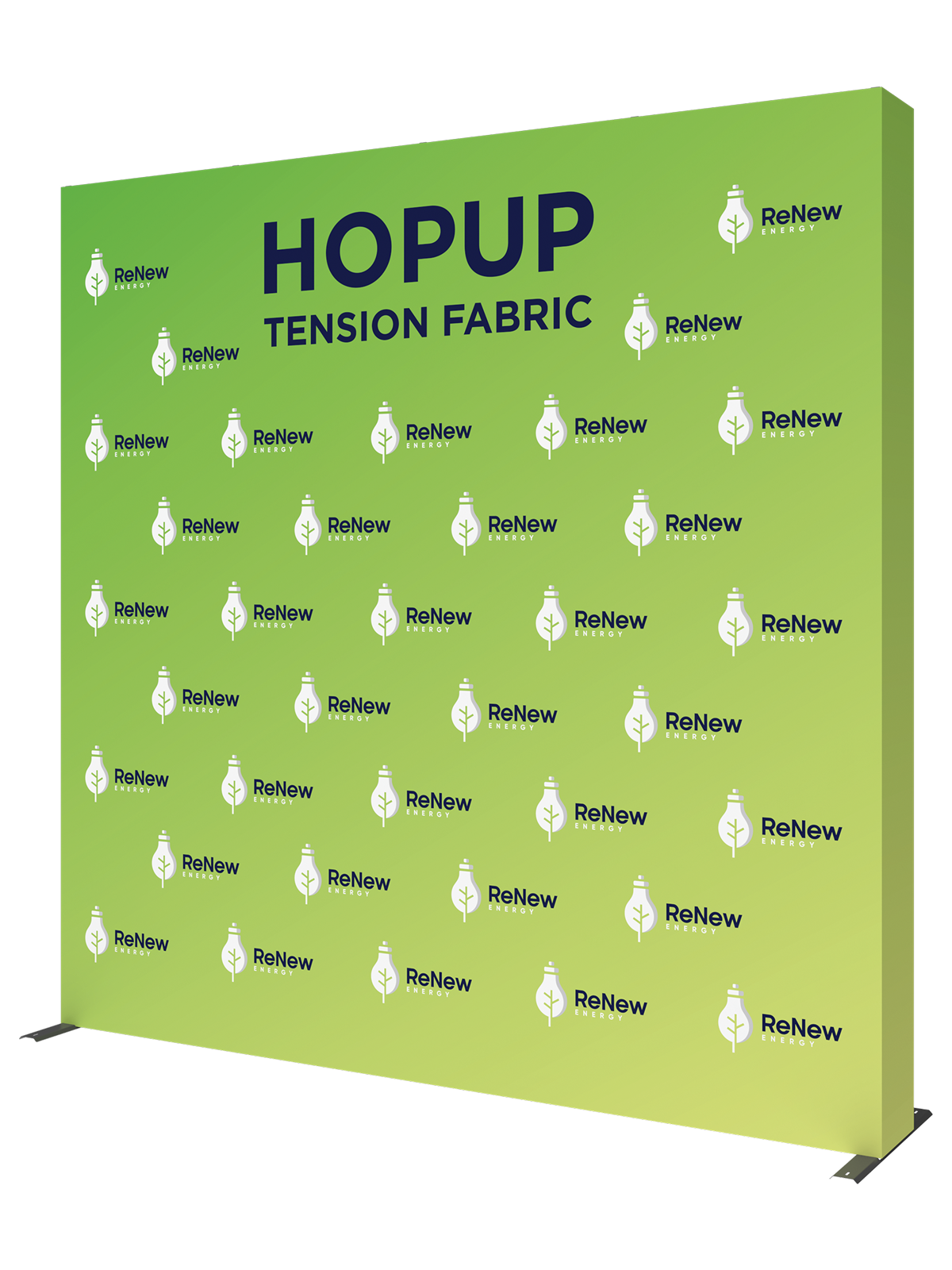 Hopup™ Straight Full Height Tension Fabric Display - 10 ft