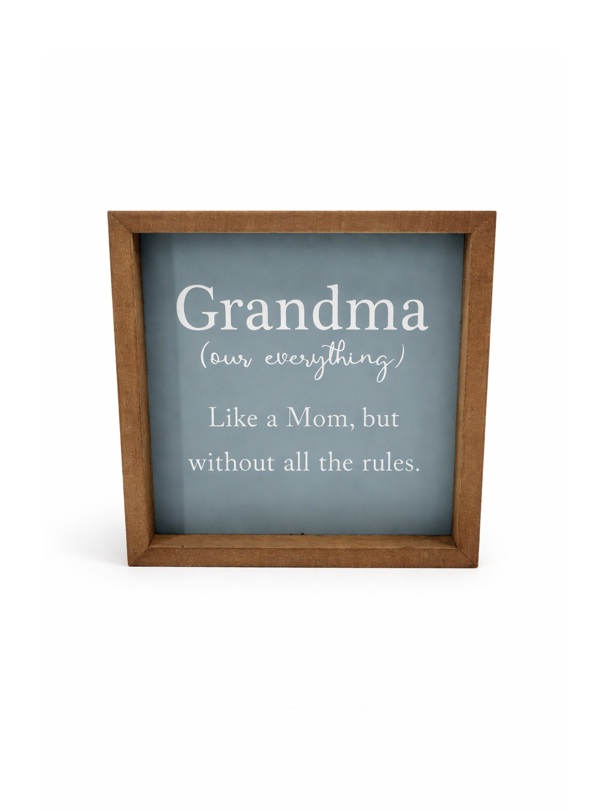 Framed Wooden Quote Sign