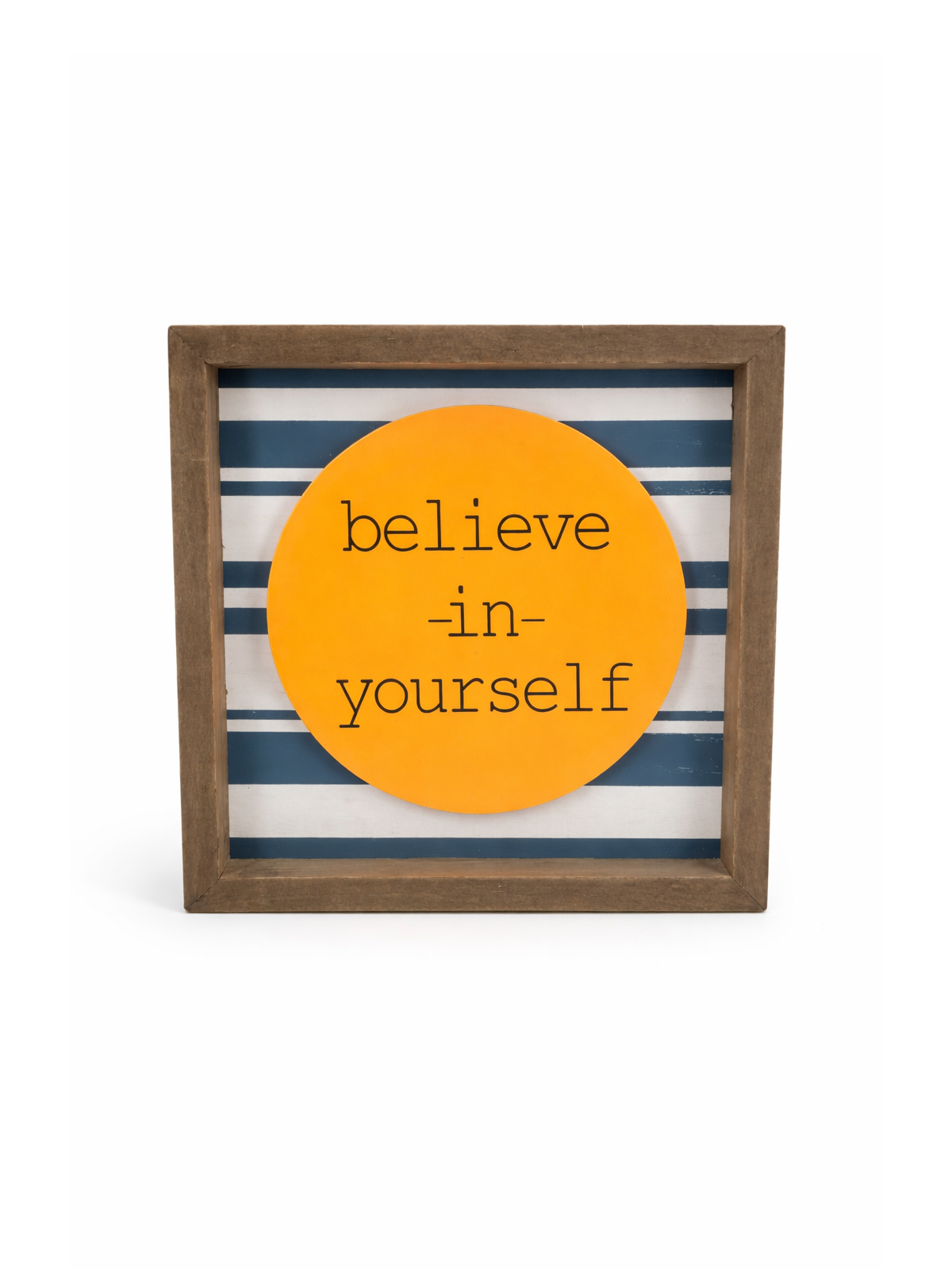 Framed Wooden Quote Sign