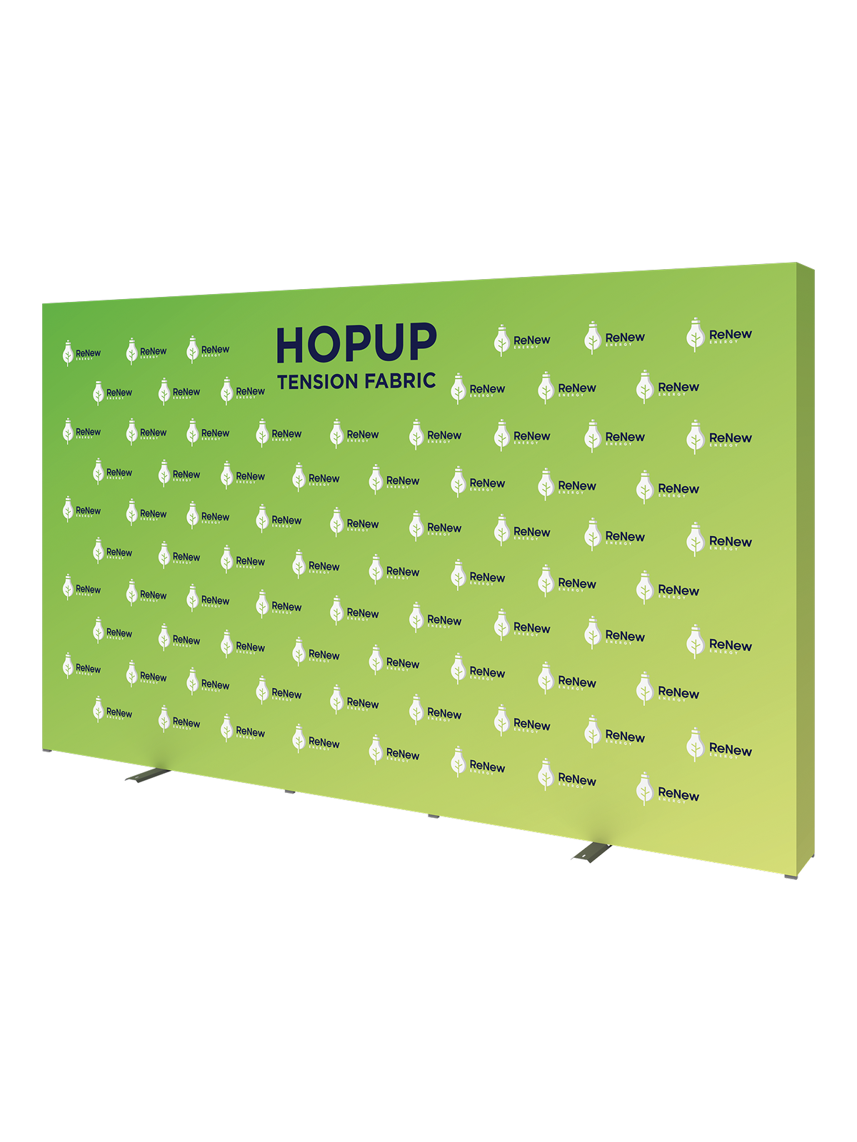 Hopup™ Straight Full Height Tension Fabric Display - 13 ft