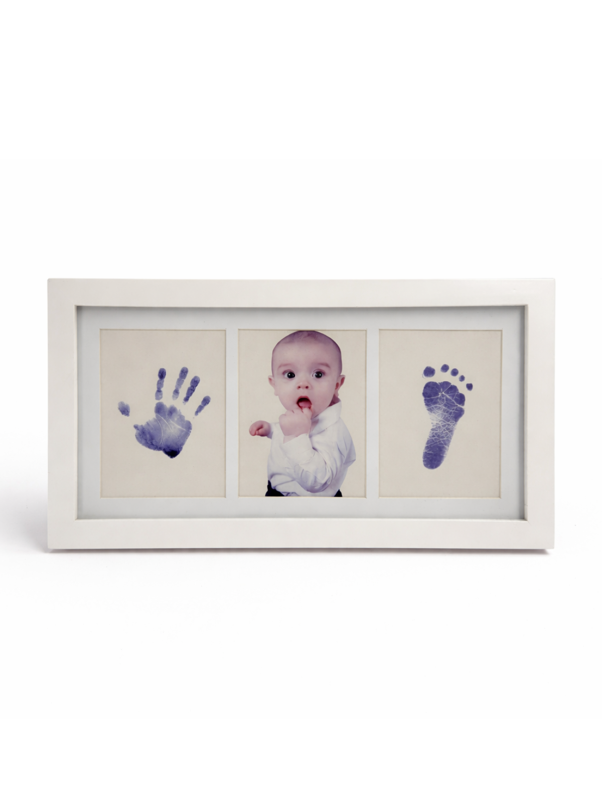 Baby Keepsake Triple Photo Frame