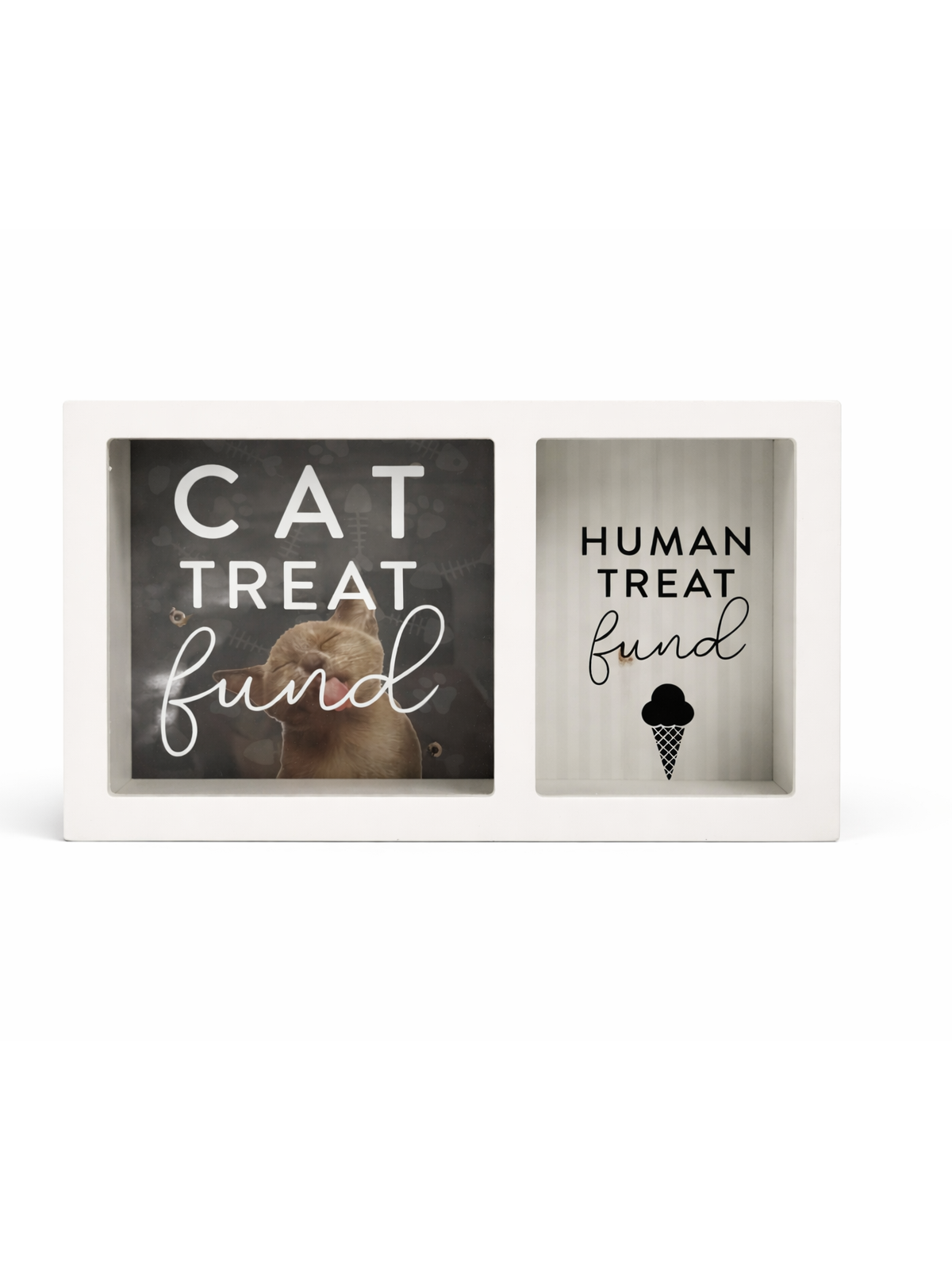 Cat & Human Treat Fund Coin Bank