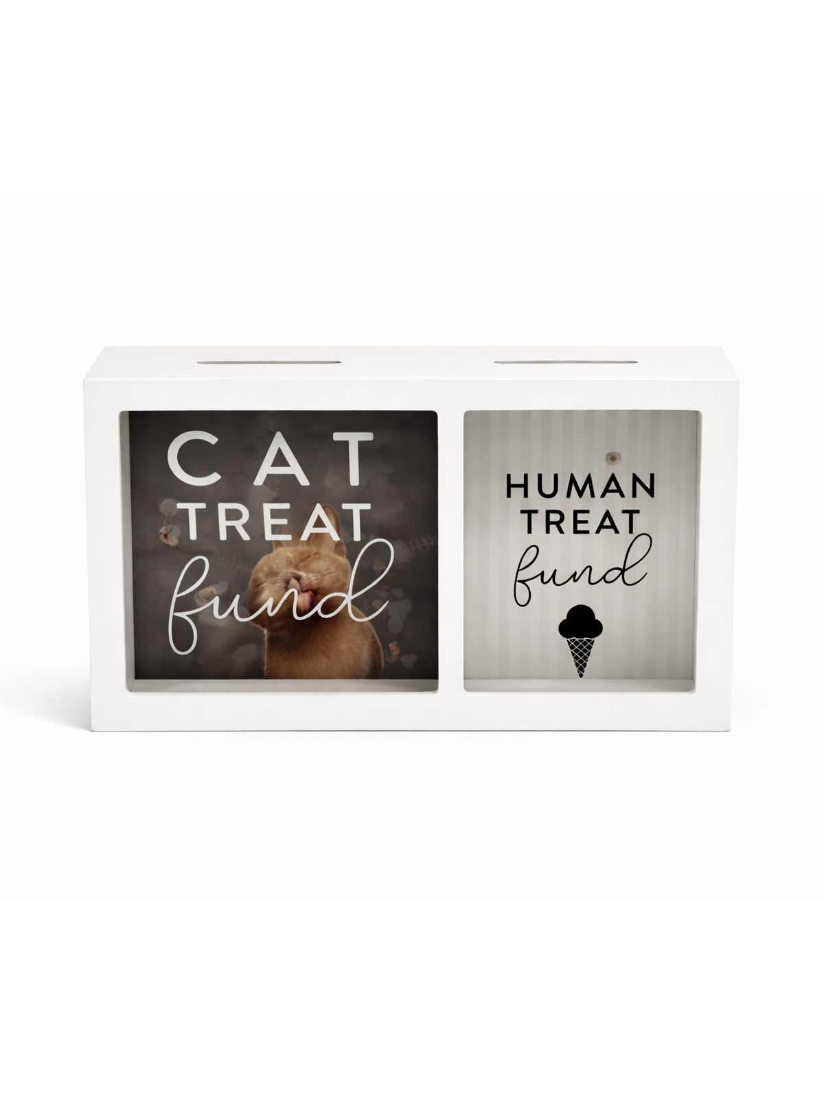 Cat & Human Treat Fund Coin Bank
