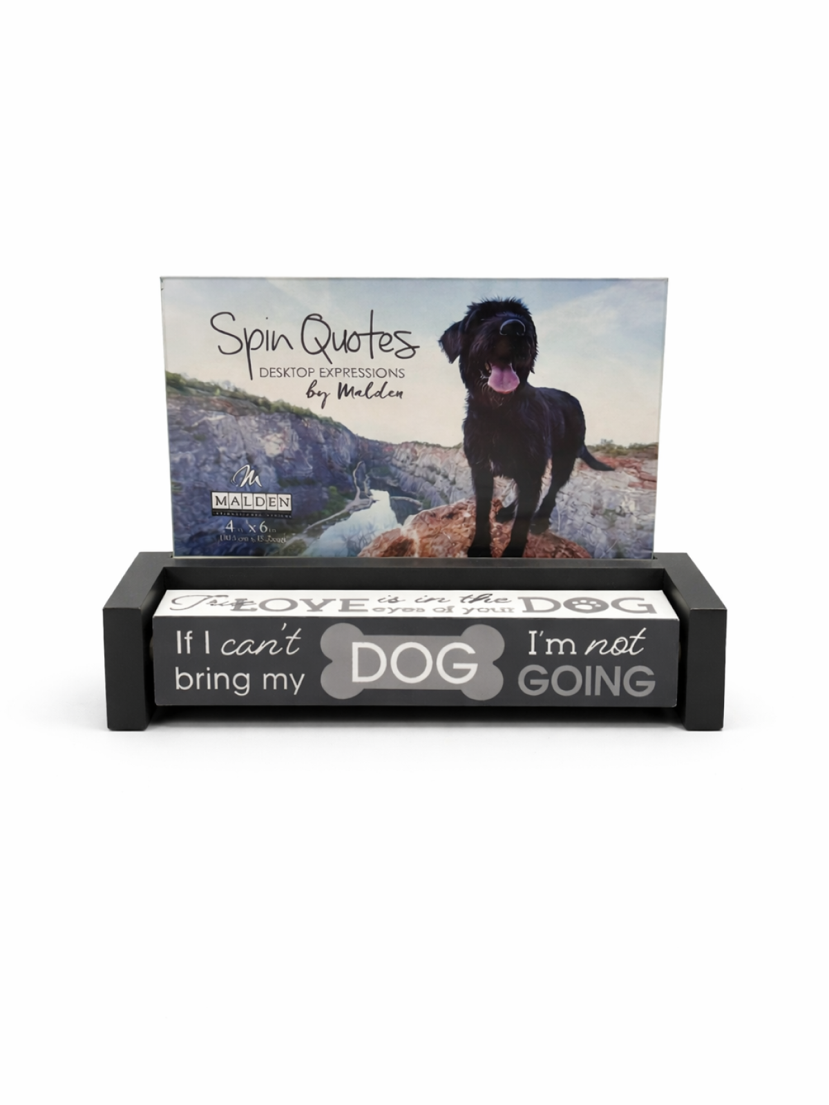 Rotating Quote Pet Photo Frame