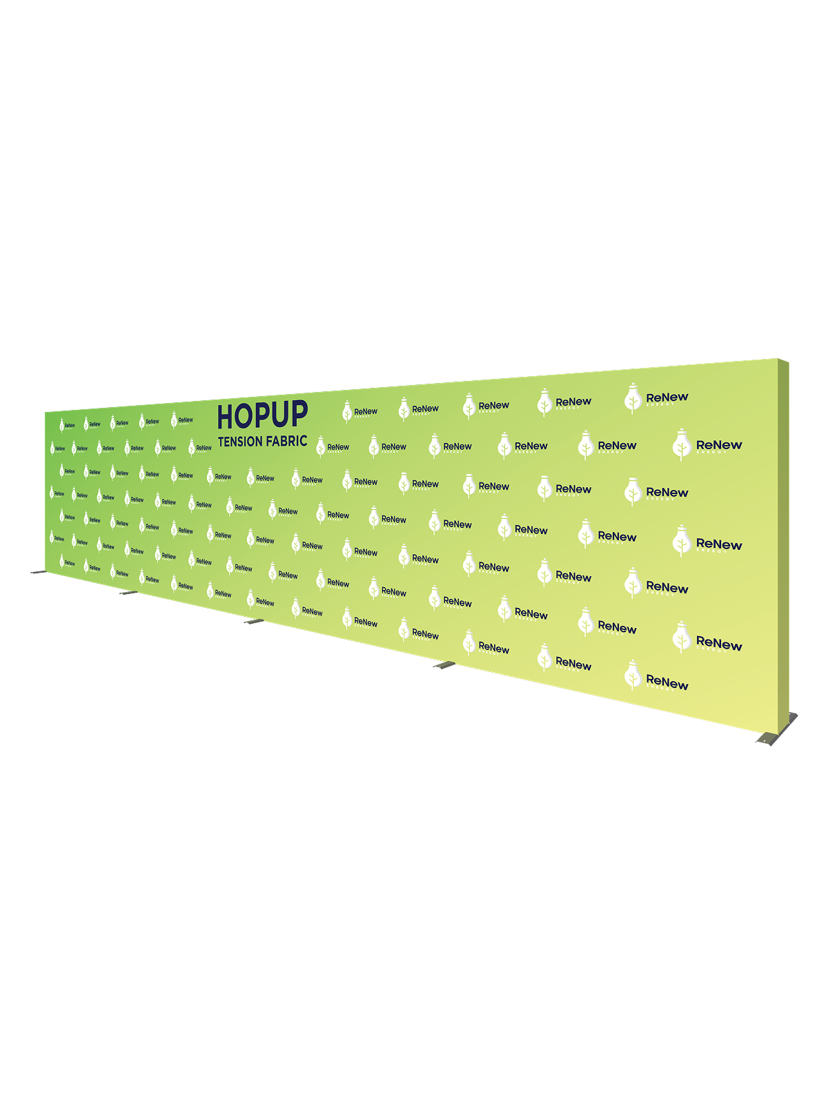Hopup™ Straight Full Height Tension Fabric Display - 30 ft