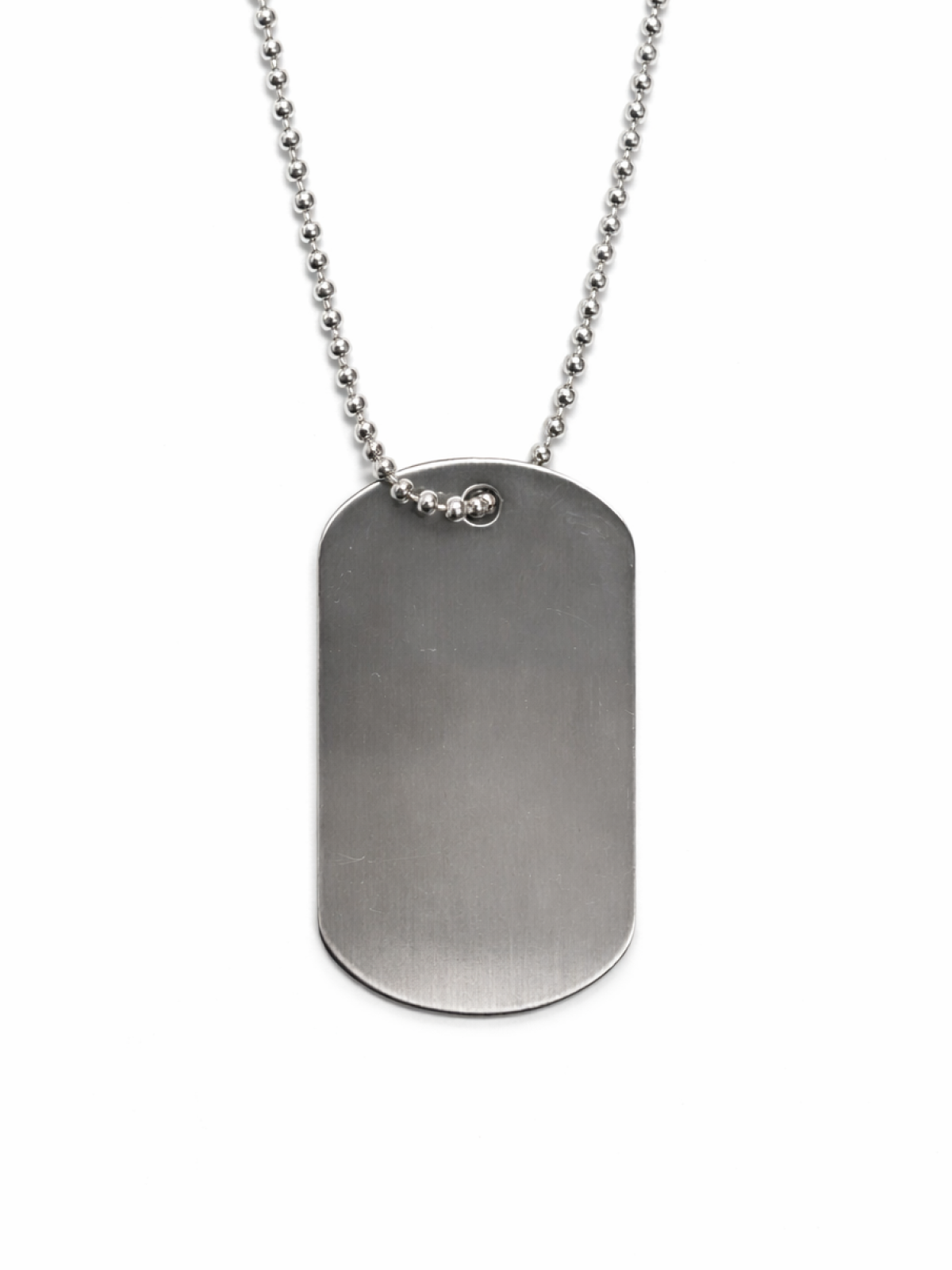 Classic Silver Dog Tag