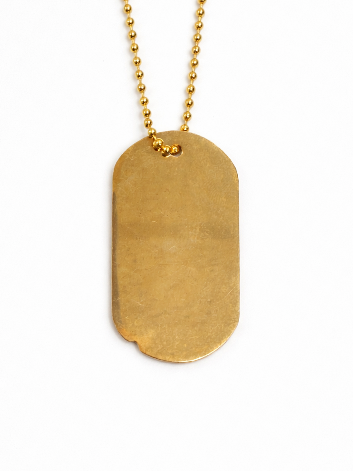 Classic Gold Dog Tag