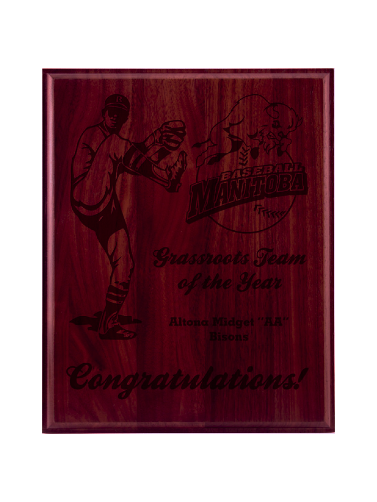 Solid Wood Plaque