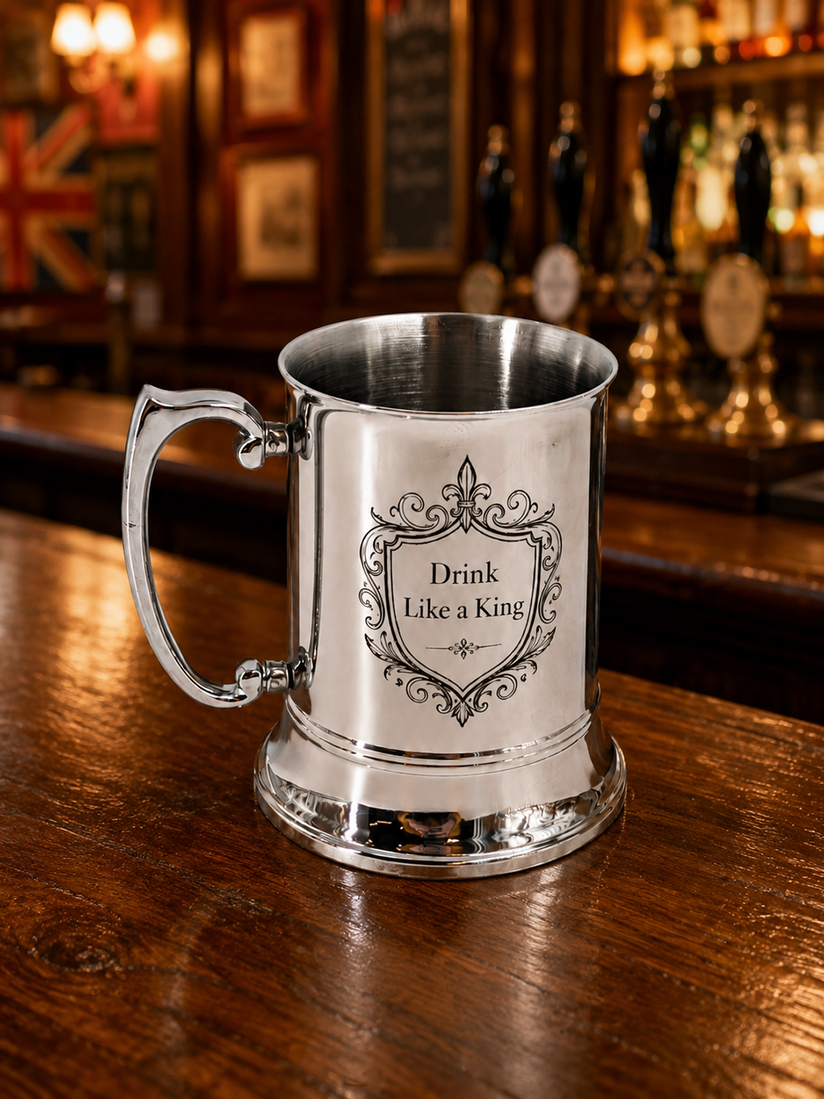 Stainless Steel Tankard - 16 oz