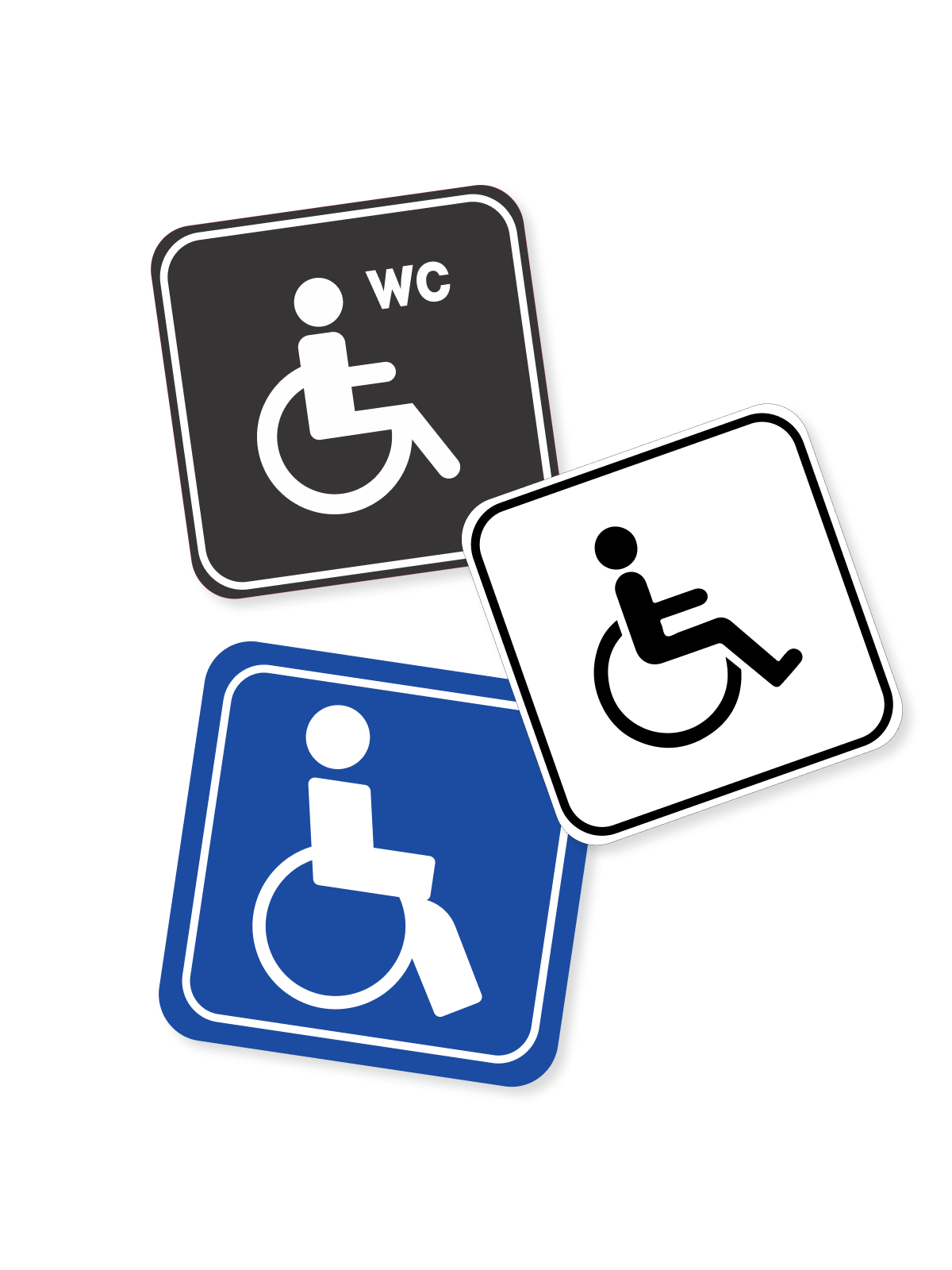 "Accessible Washroom" Aluminum Signs