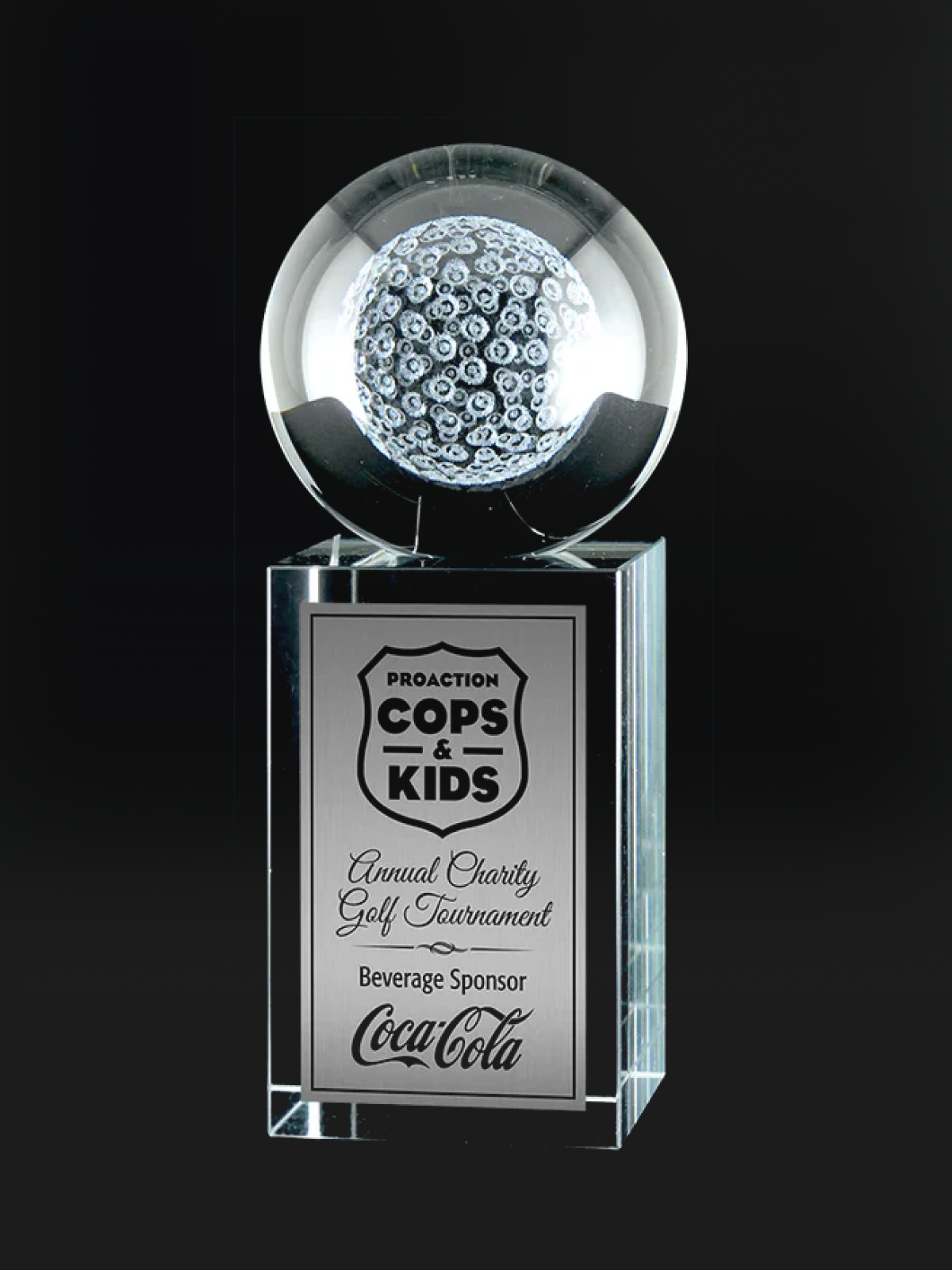 3D Laser Rise & Shine Crystal Award - The Engraving Shoppe