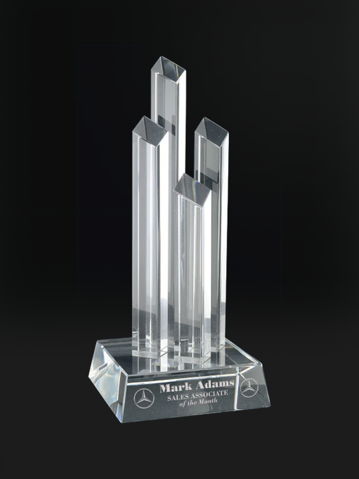 Prudential Crystal Award - The Engraving Shoppe