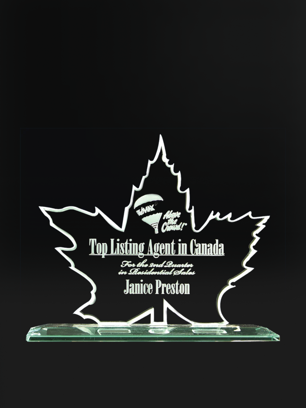 Maple Leaf Glass Award