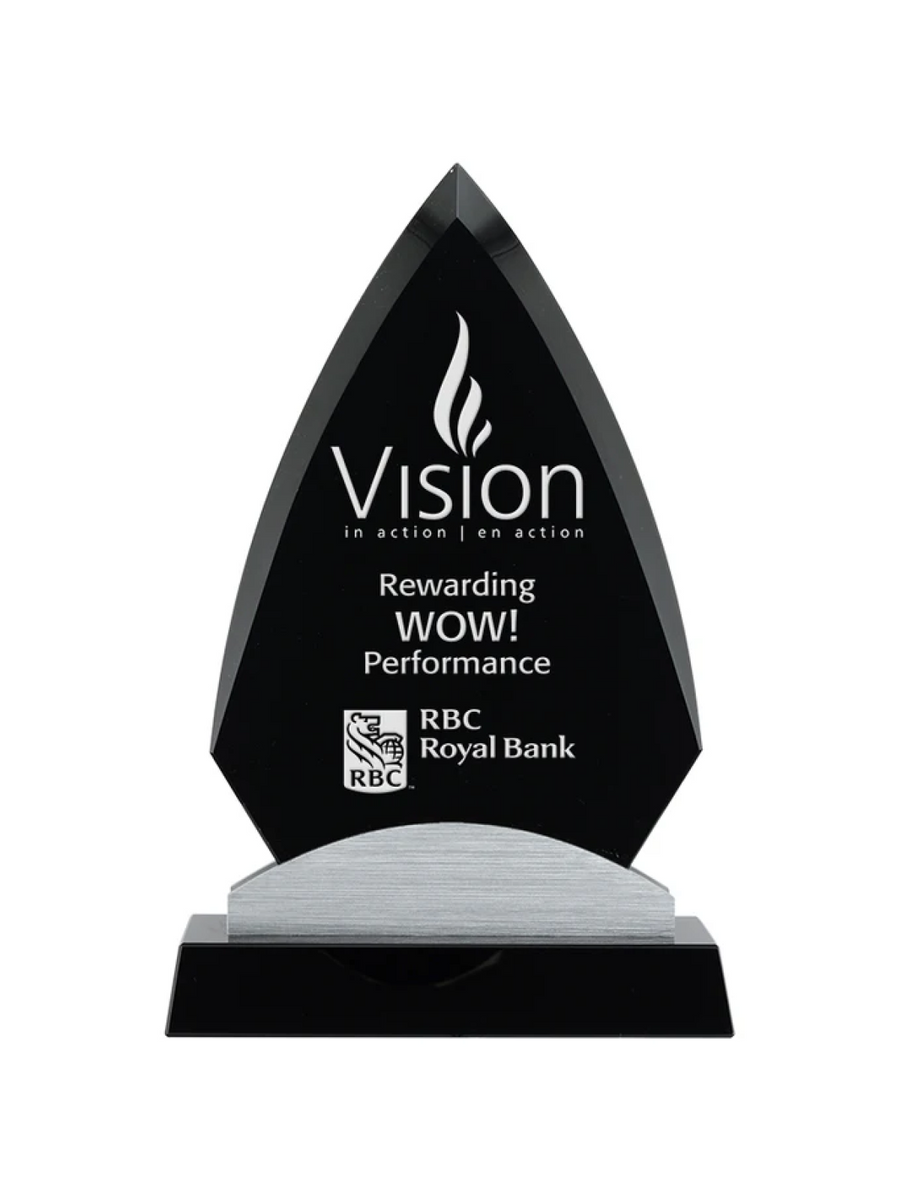 Anchorage glass award from The Engraving Shoppe