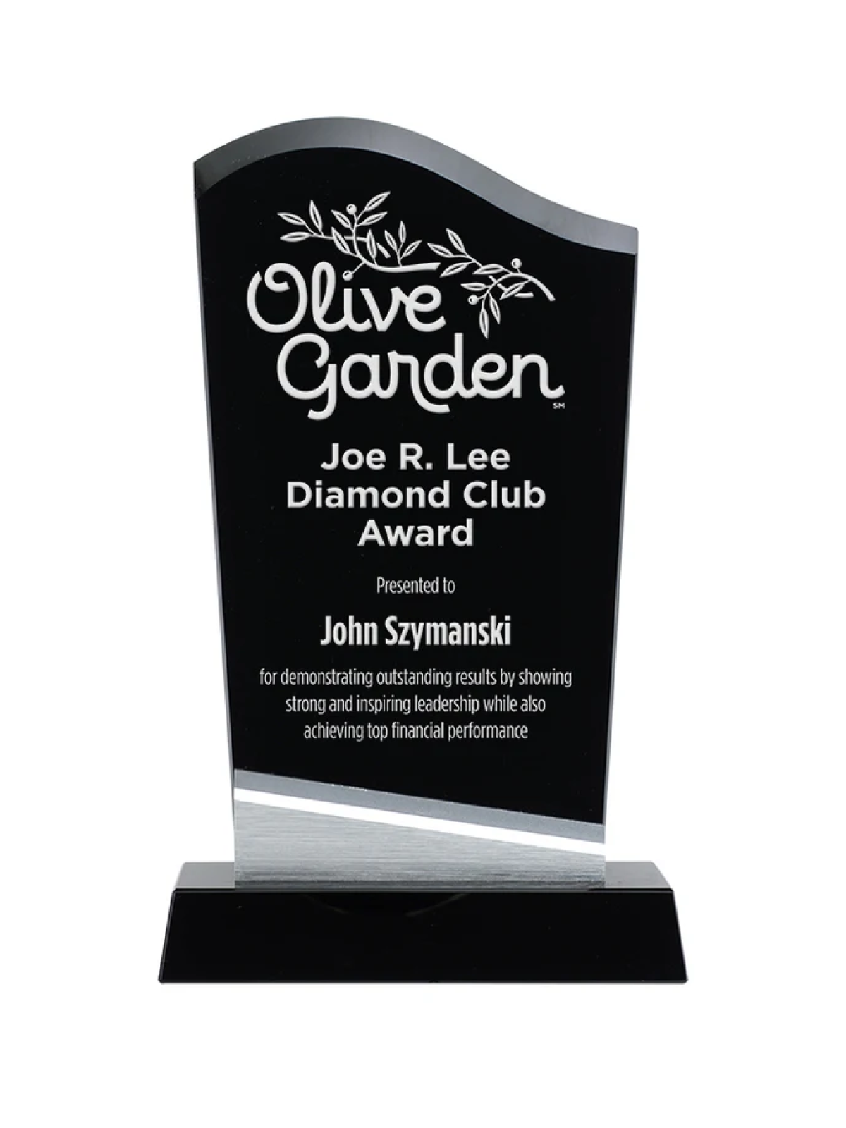 Denali Glass Award - The Engraving Shoppe