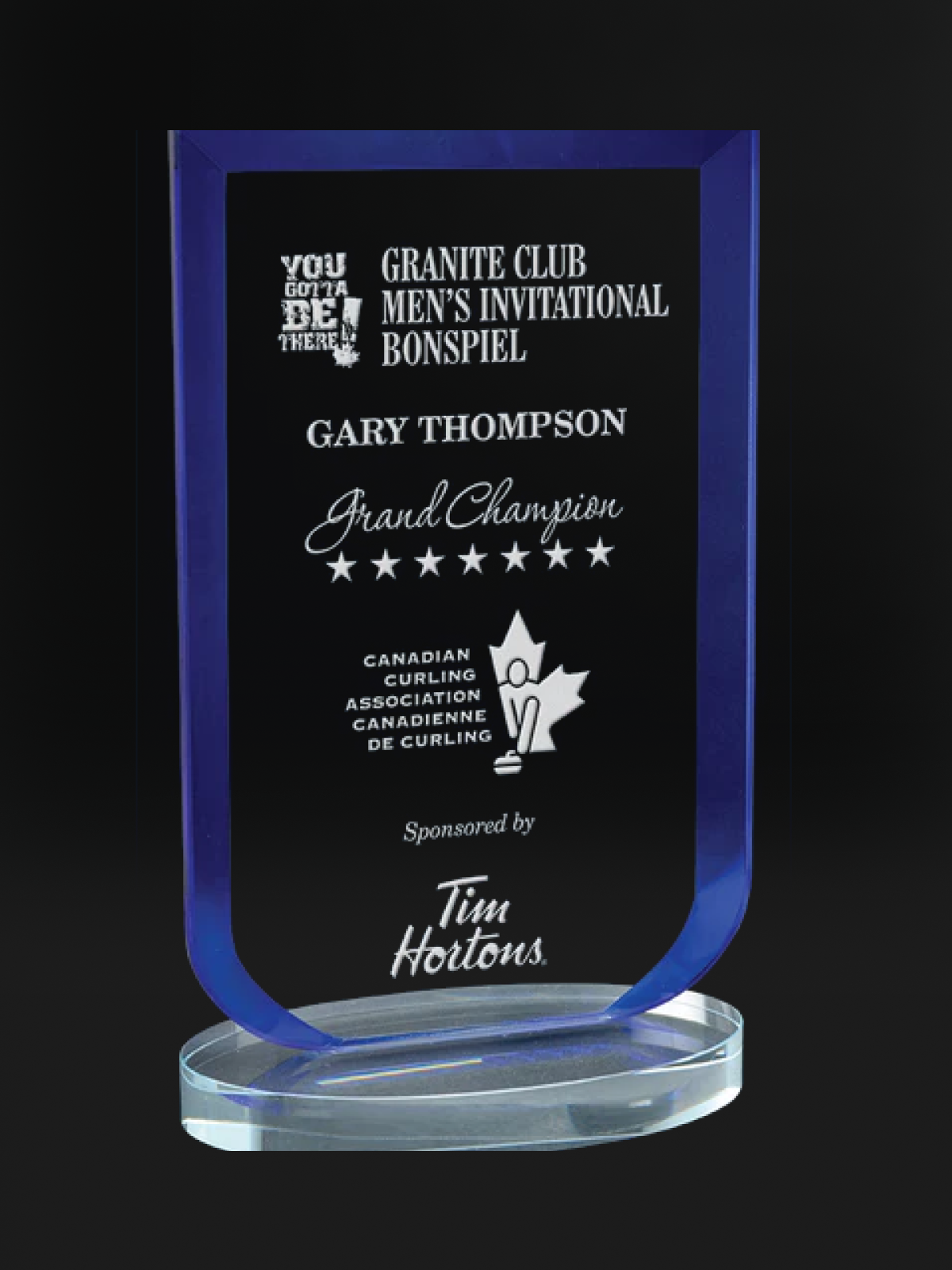 Laurier Glass Award - The Engraving Shoppe