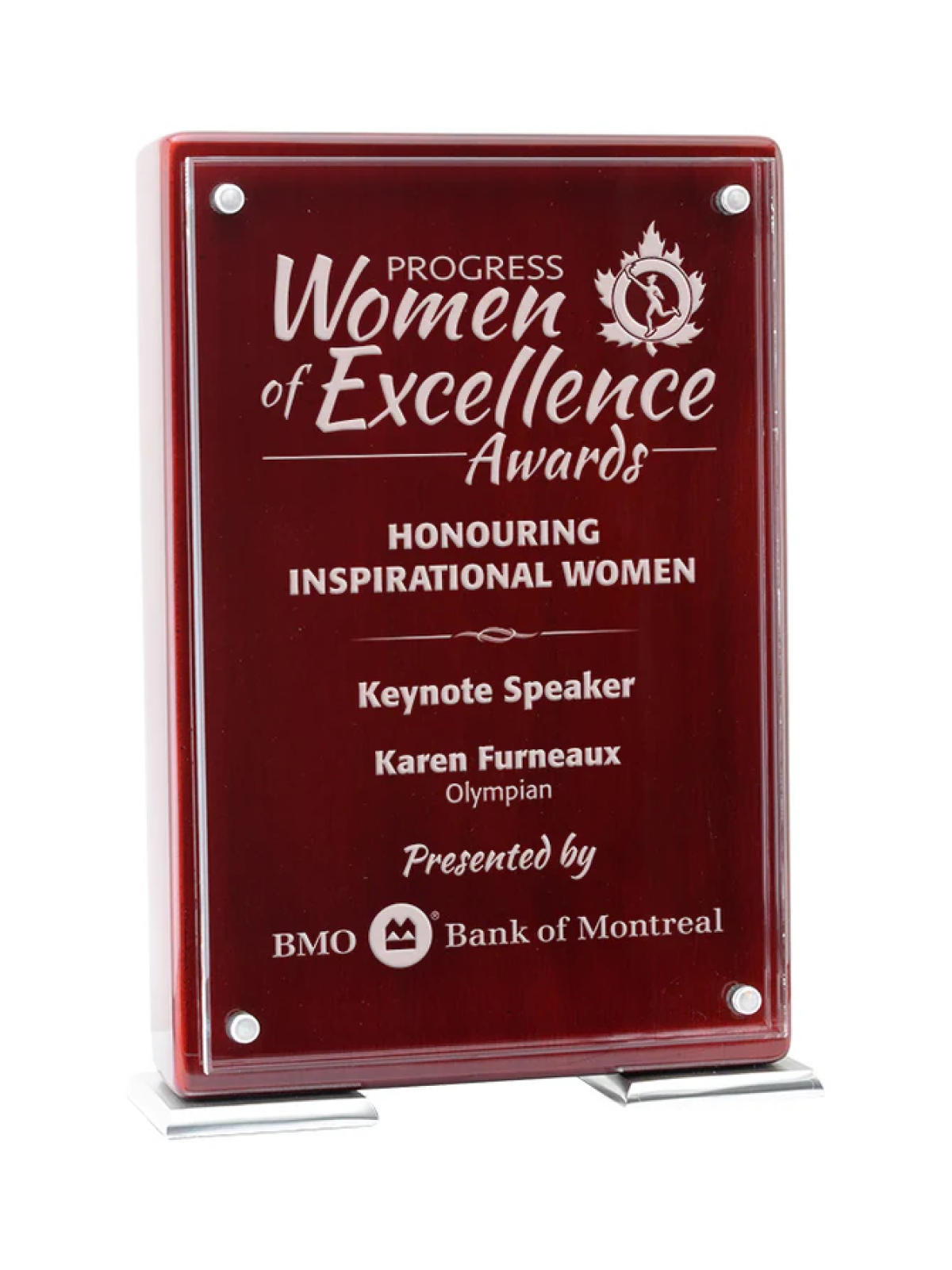 Vista Rosewood Acrylic Award - The Engraving Shoppe