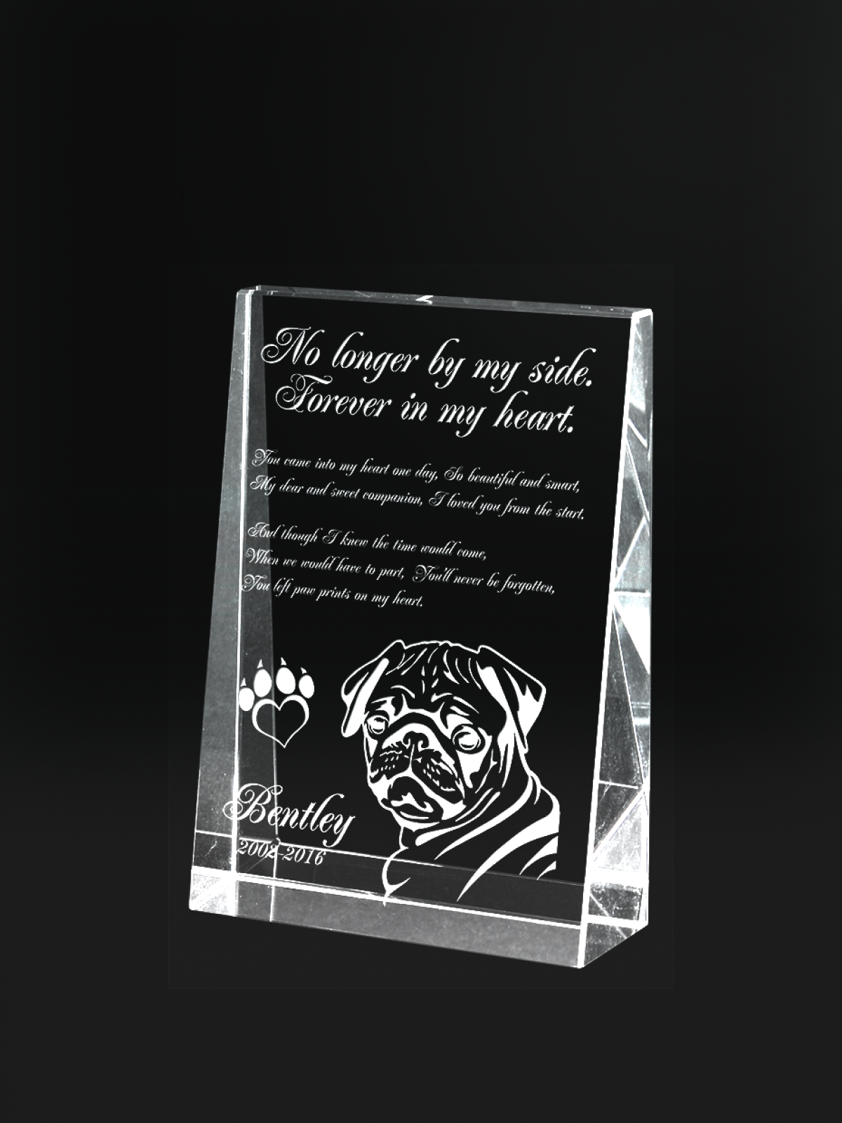 Keystone Wedge Crystal Award