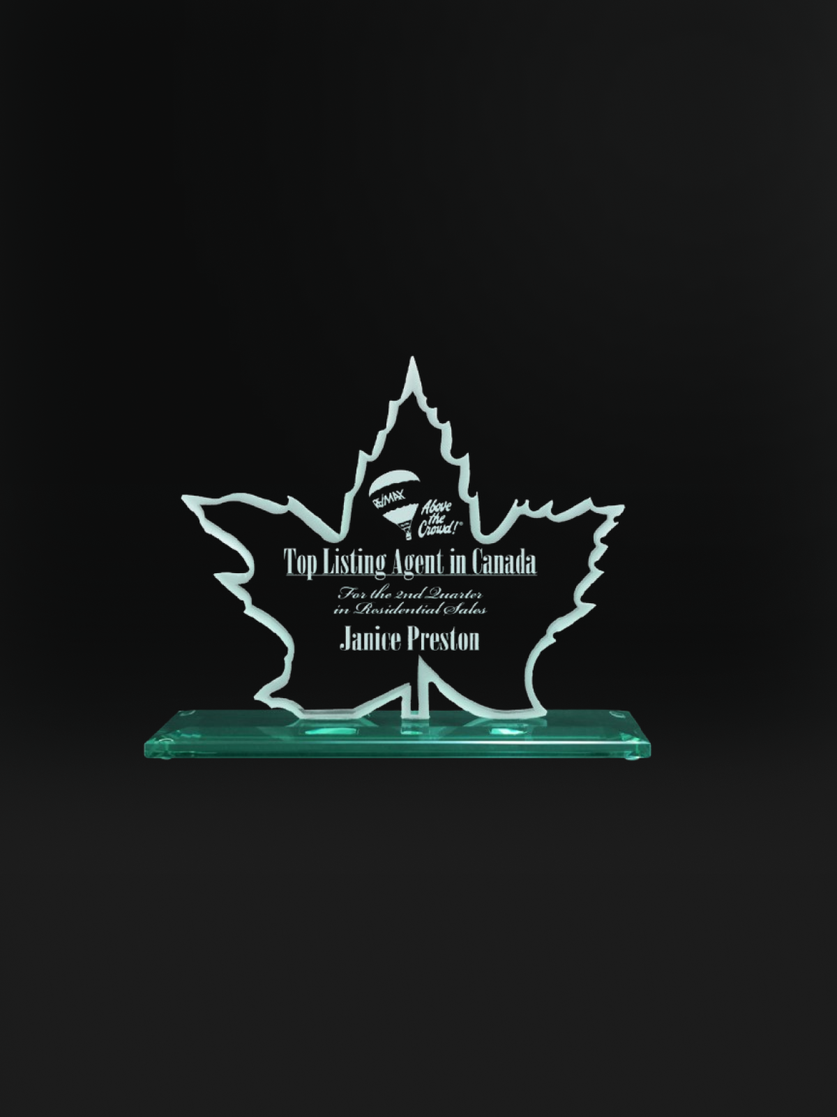 Maple Leaf Glass Award