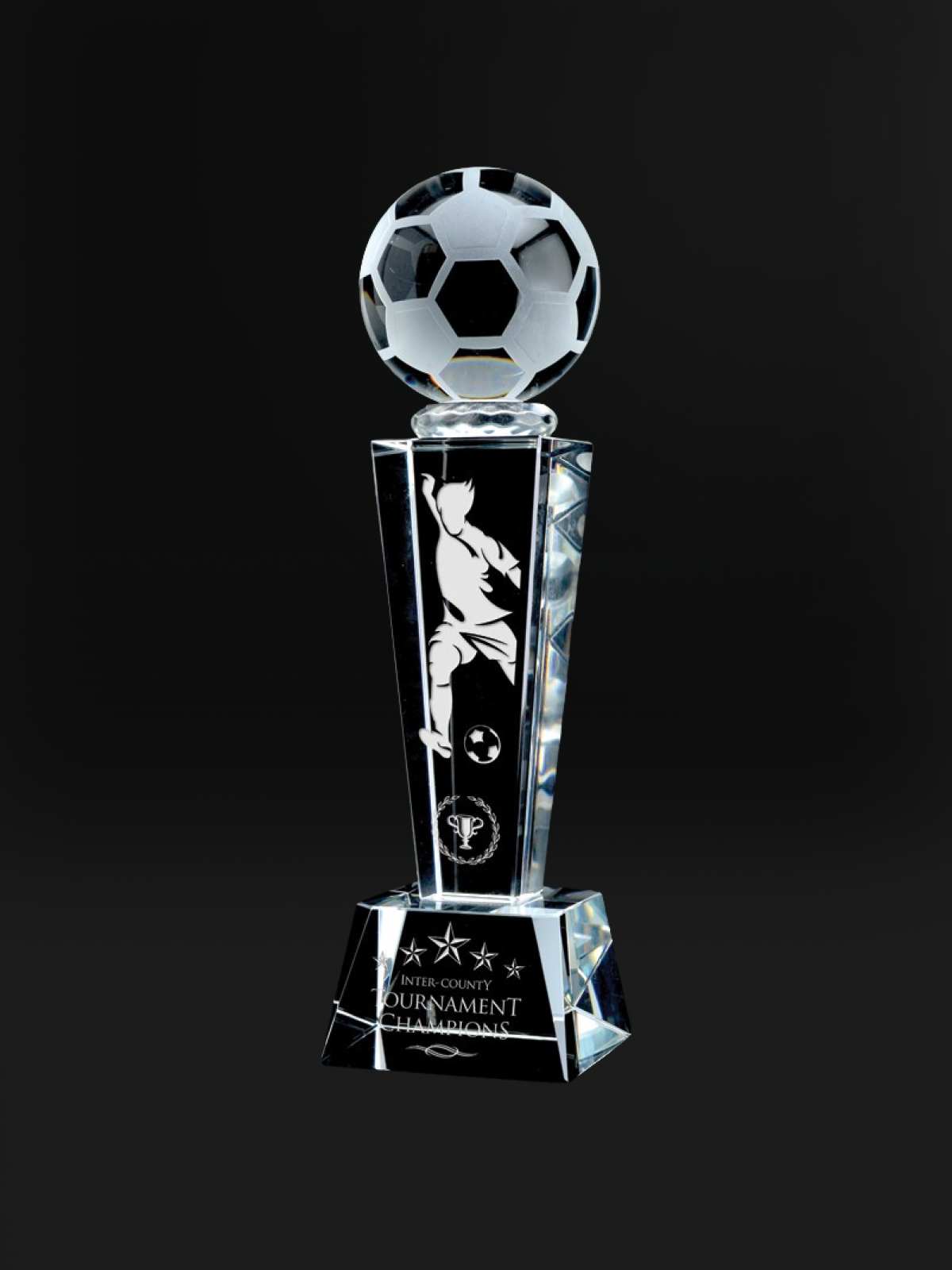 Vapour Soccer Crystal Award