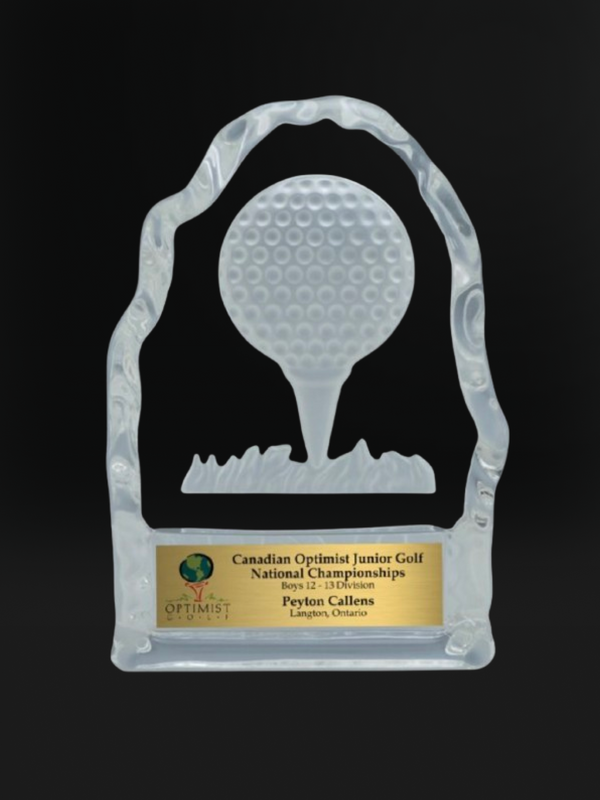 Golf Iceberg Glass Award